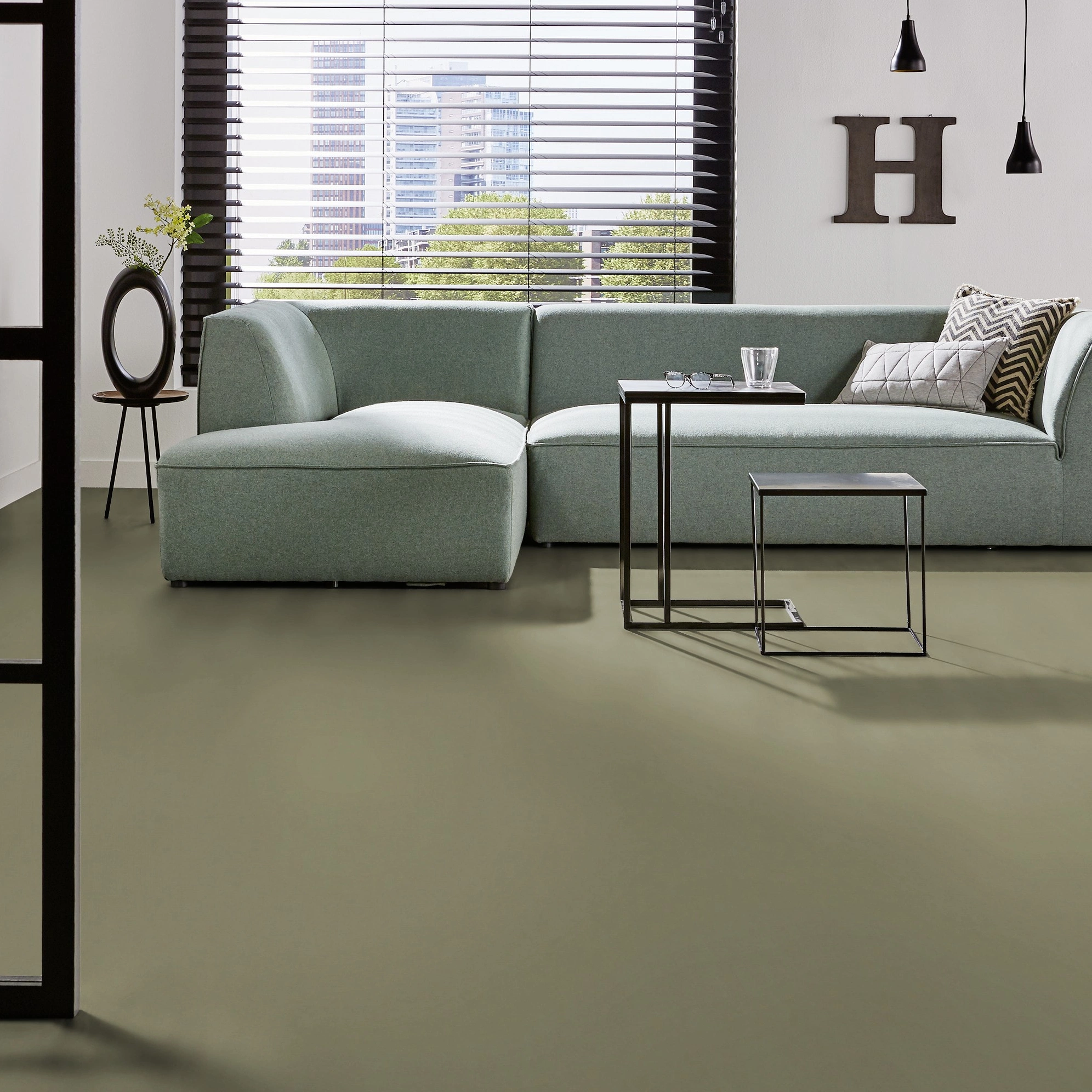 Forbo Flooring Linoleum Marmoleum Click Rosemary Green 333355 Forbo Flooring Linoleum Marmoleum Click Rosemary Green 333355