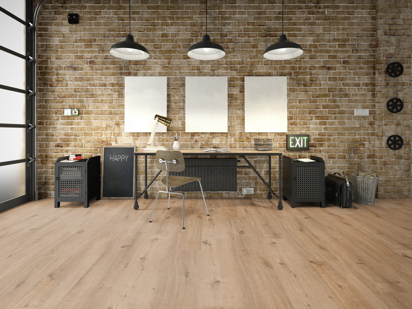 Milieubild Industrielles Wohnzimmer mit Arbeitsbereich - Friends by ter Hürne 1188200101