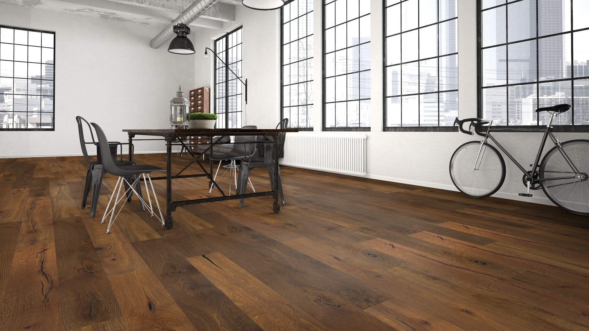 Milieubild Wohnzimmer im industriellen Stil - Bennett & Jones 1148010109