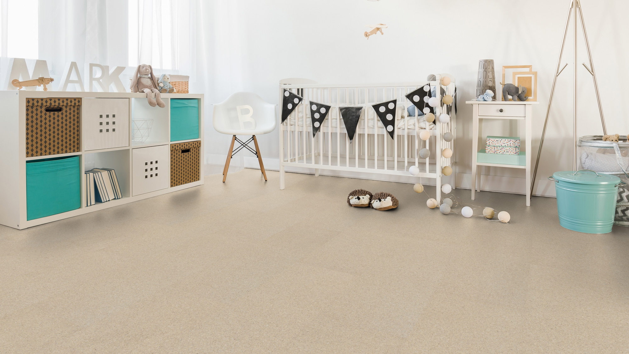 Milieubild Kinderzimmer mit weißer Krippe - Wicanders Wise 80002131