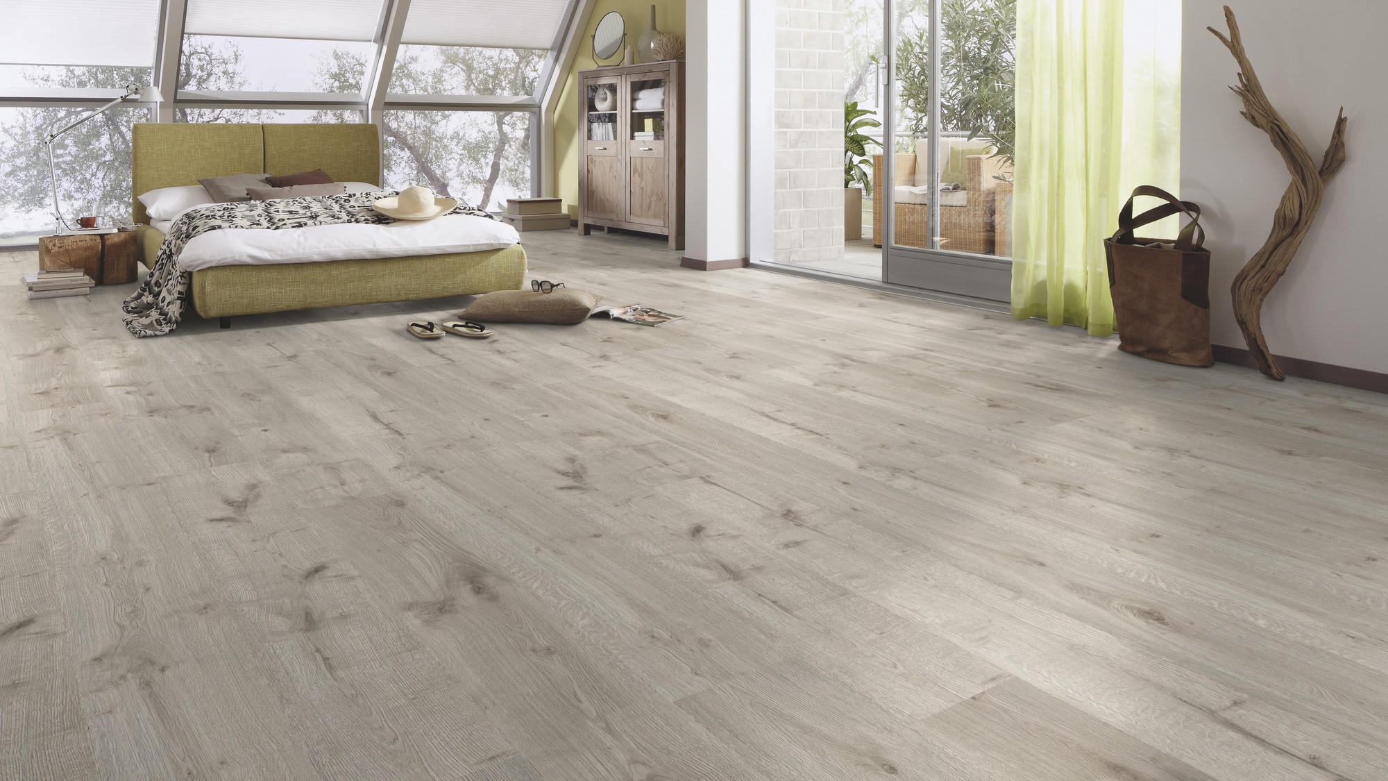 Milieubild Schlafzimmer im modernen Dachgeschoss - MEISTER 600012-1288198-06670