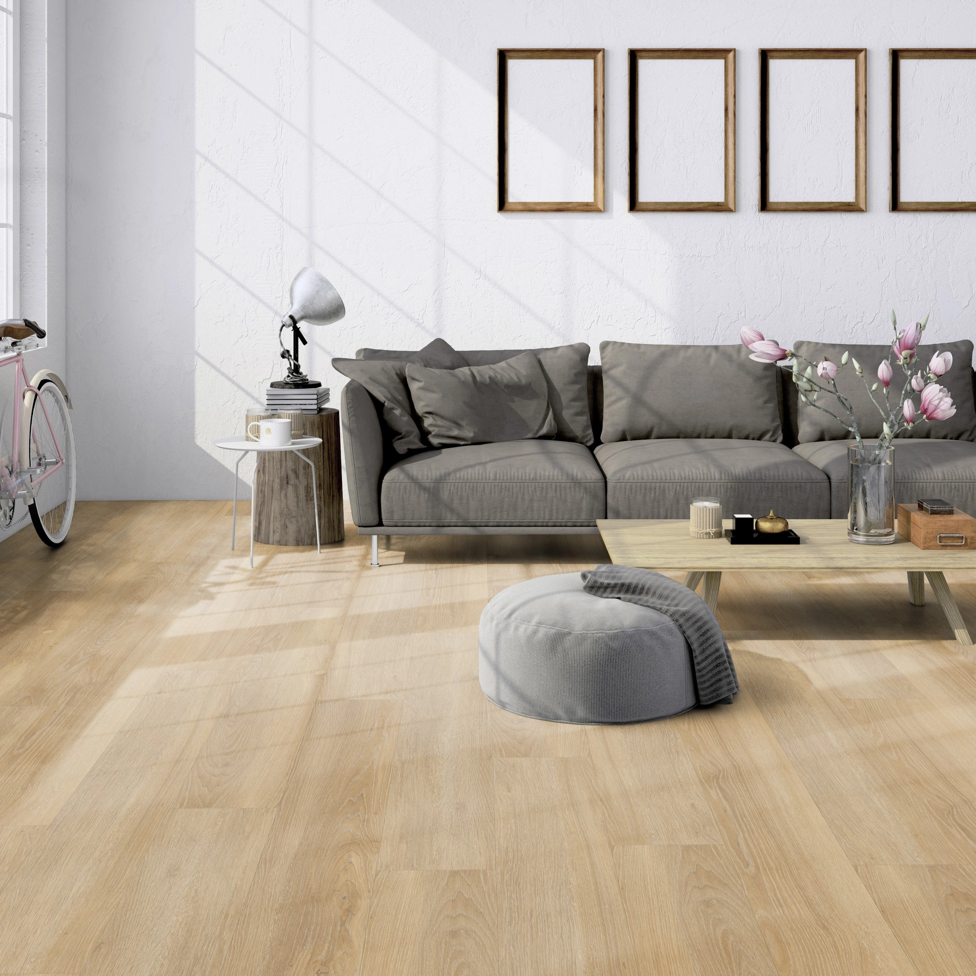Milieubild Helles Wohnzimmer im Standwohnung - Friends by ter Hürne Klebe-Vinyl Eiche Ella Milieubild Helles Wohnzimmer im Standwohnung - Friends by ter Hürne 1188210102