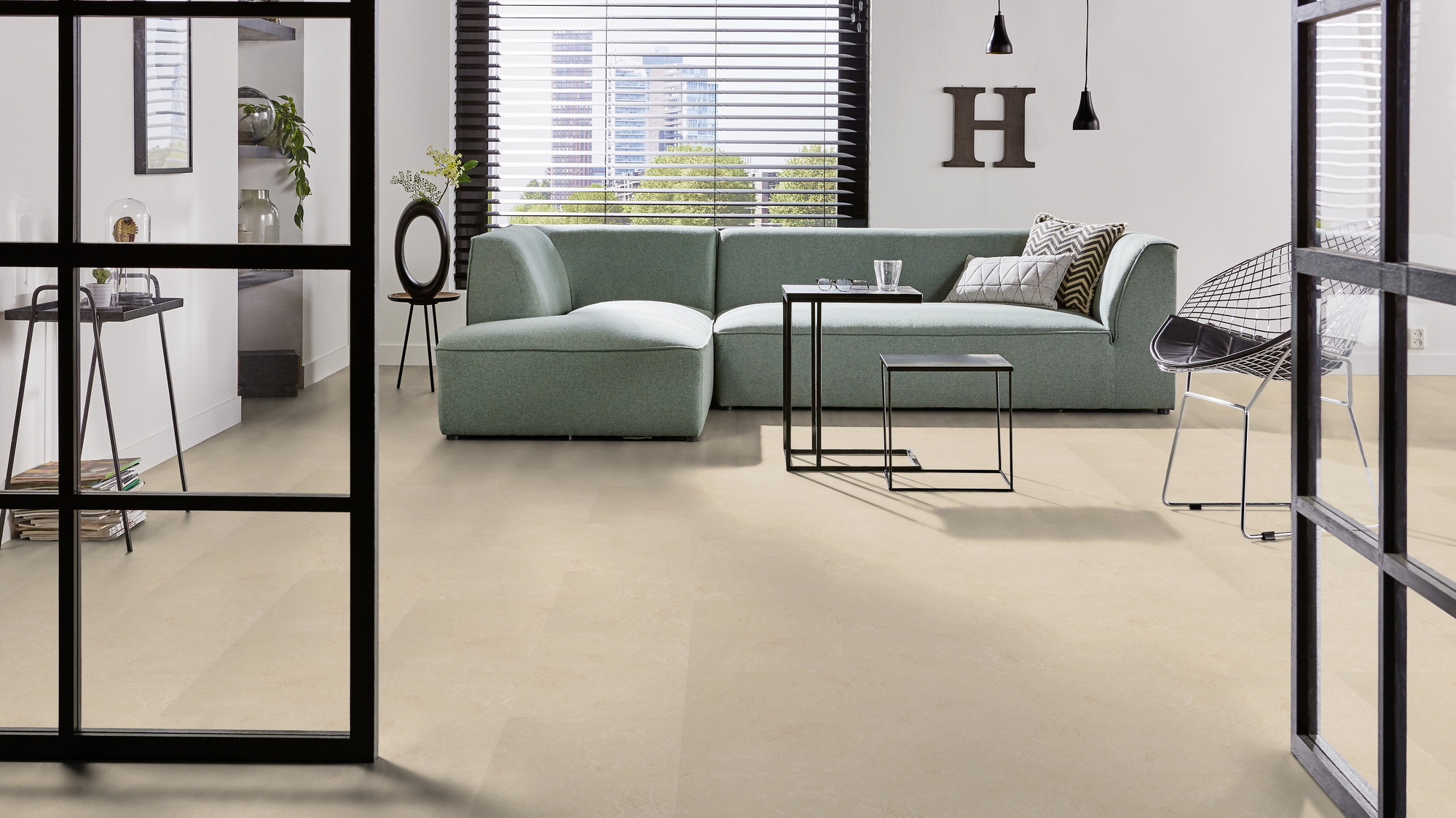 Forbo Flooring Linoleum Marmoleum Click Cloudy Sand 333711