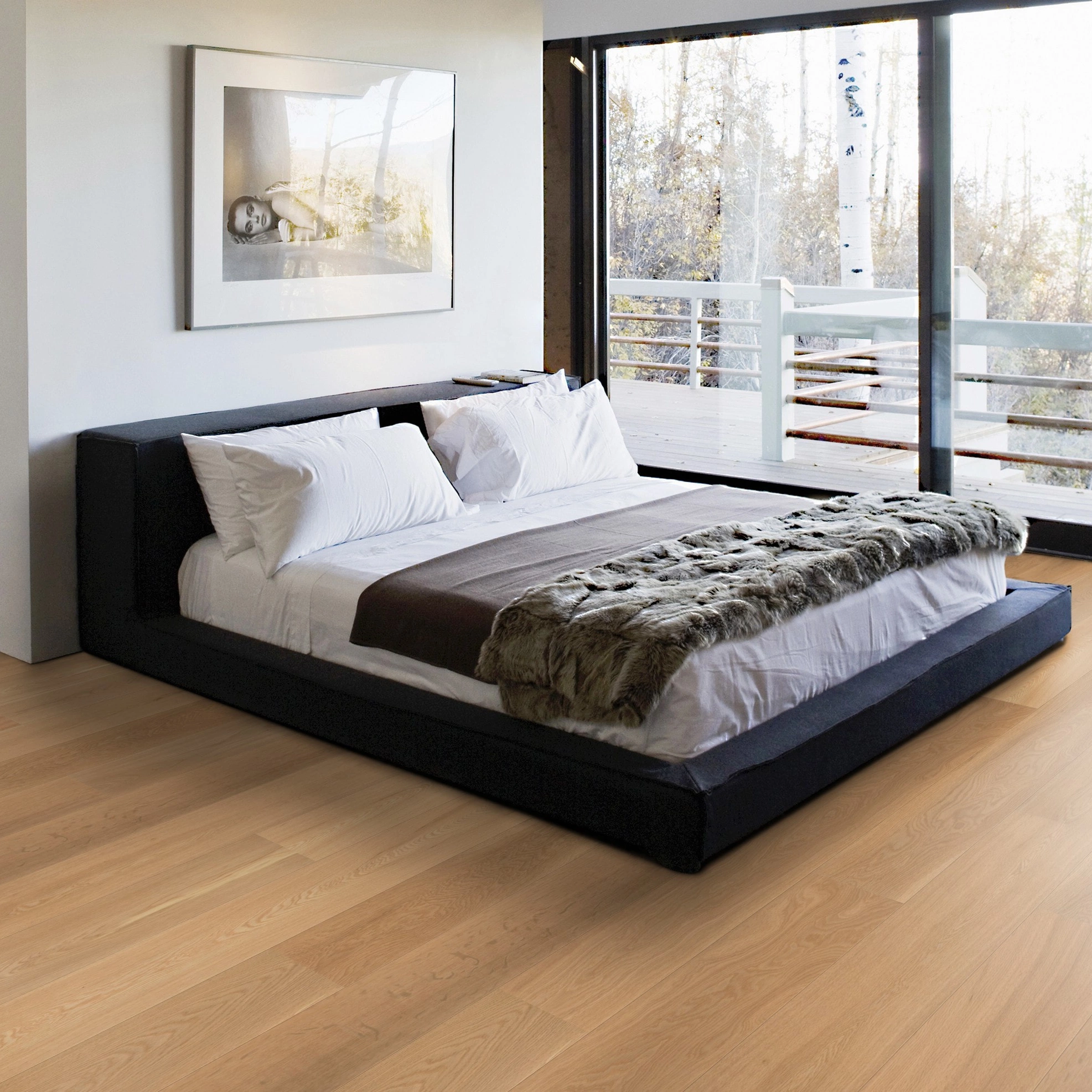 Milieubild Schlafzimmer mit Balkon - Wicanders Wise Parkett Manor House Jersey Milieubild Schlafzimmer mit Balkon - Wicanders Wise 82000286