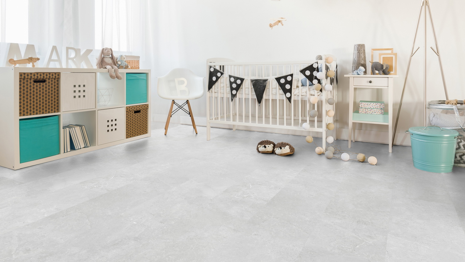 Milieubild Kinderzimmer mit weißer Krippe - Wicanders Wise 80003893