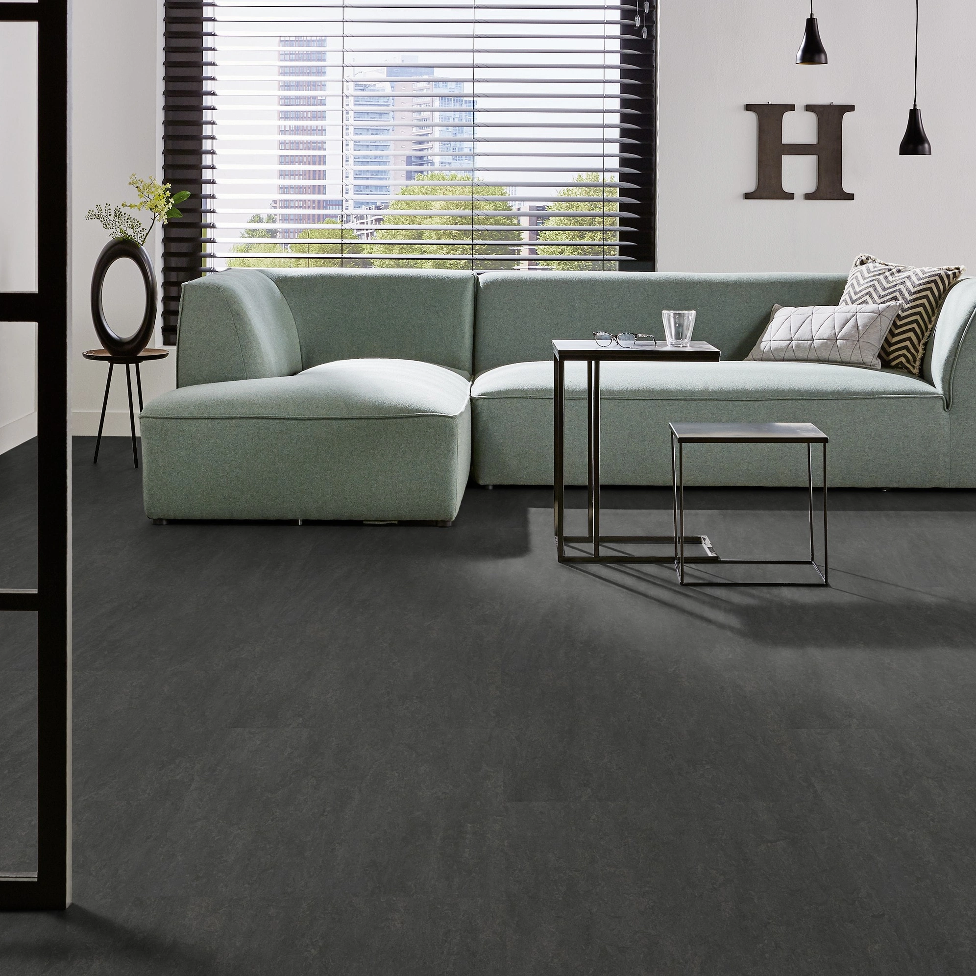 Forbo Flooring Linoleum Marmoleum Modular Neutral Volcanic Ash t3872 Forbo Flooring Linoleum Marmoleum Modular Neutral Volcanic Ash t3872