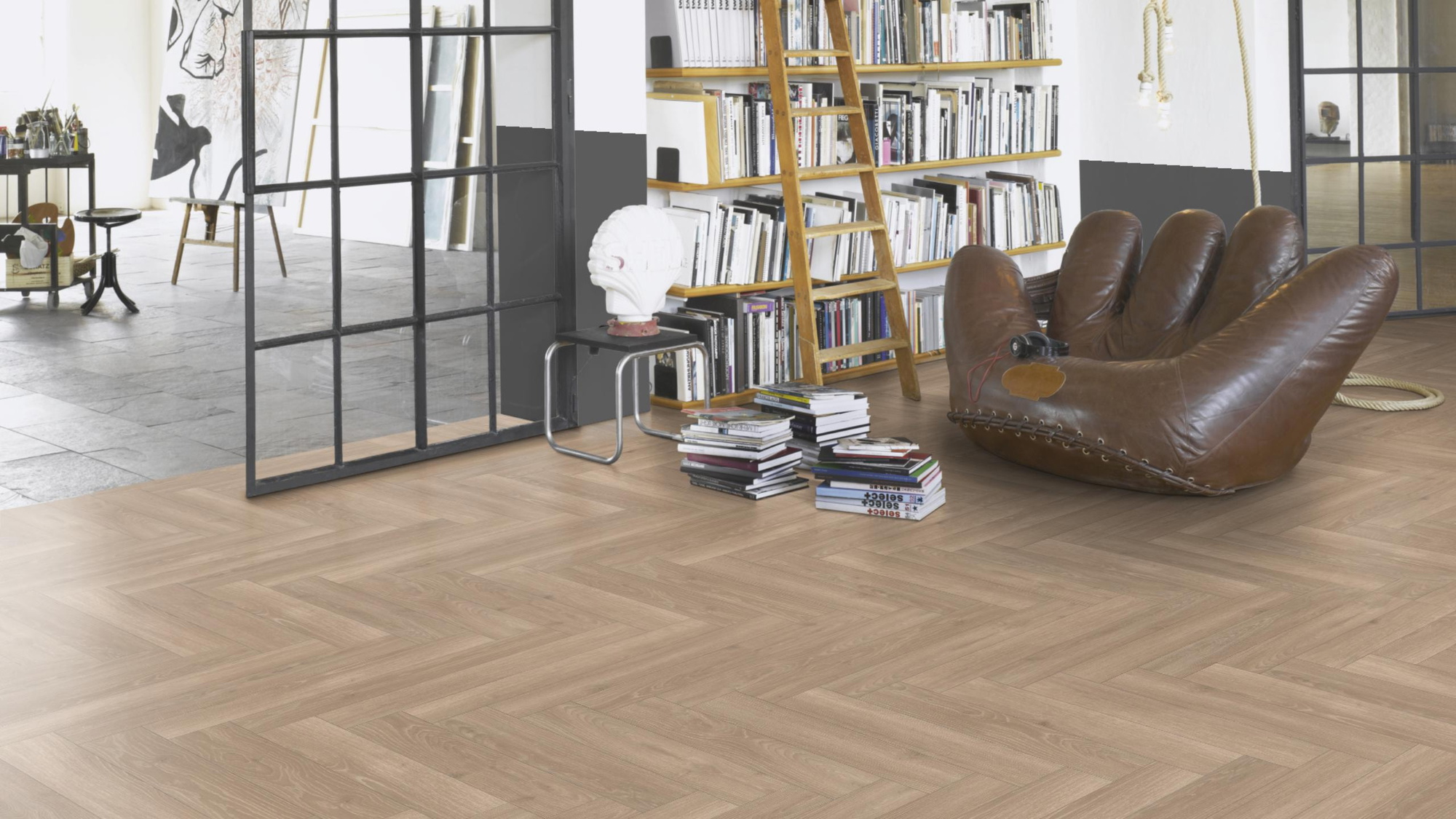 Parador Laminat Trendtime 3 Eiche Skyline perlgrau Naturmattstruktur mit Synchronstruktur Parador Laminat Trendtime 3 Eiche Skyline perlgrau Naturmattstruktur mit Synchronstruktur