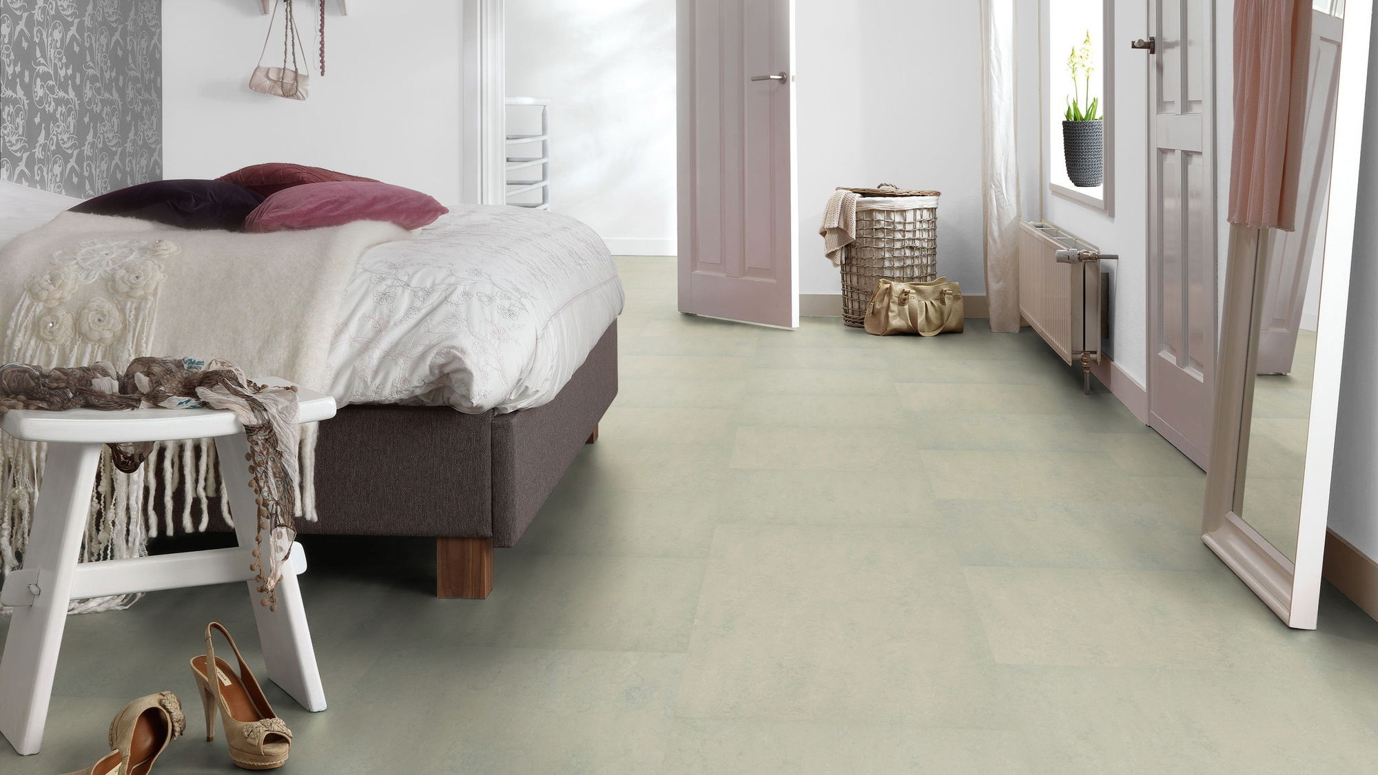 Forbo Flooring Linoleum Marmoleum Modular Neutral Silver Shadow t3860 Forbo Flooring Linoleum Marmoleum Modular Neutral Silver Shadow t3860