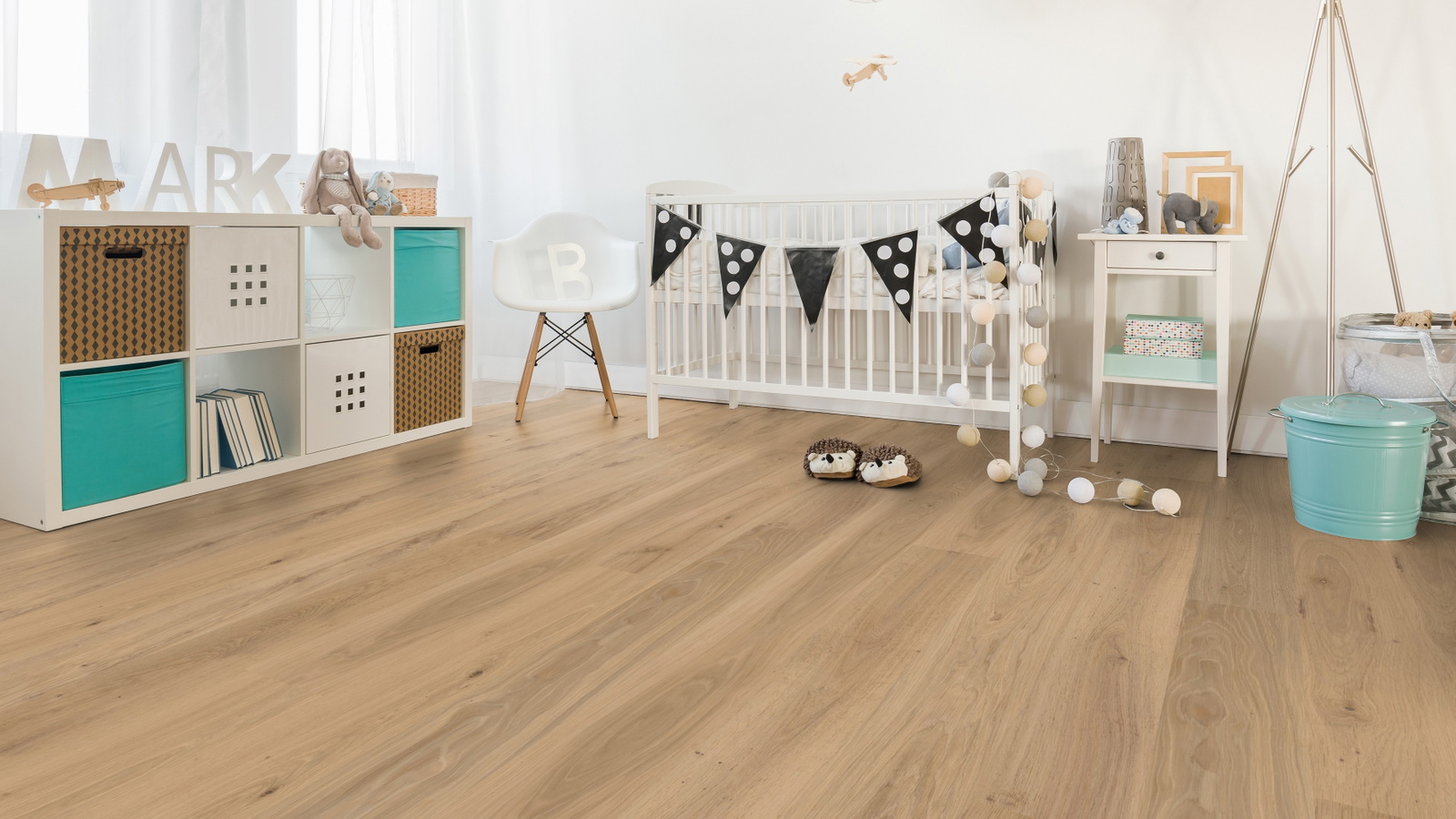 Milieubild Kinderzimmer mit weißer Krippe - Wicanders Wise 80003666