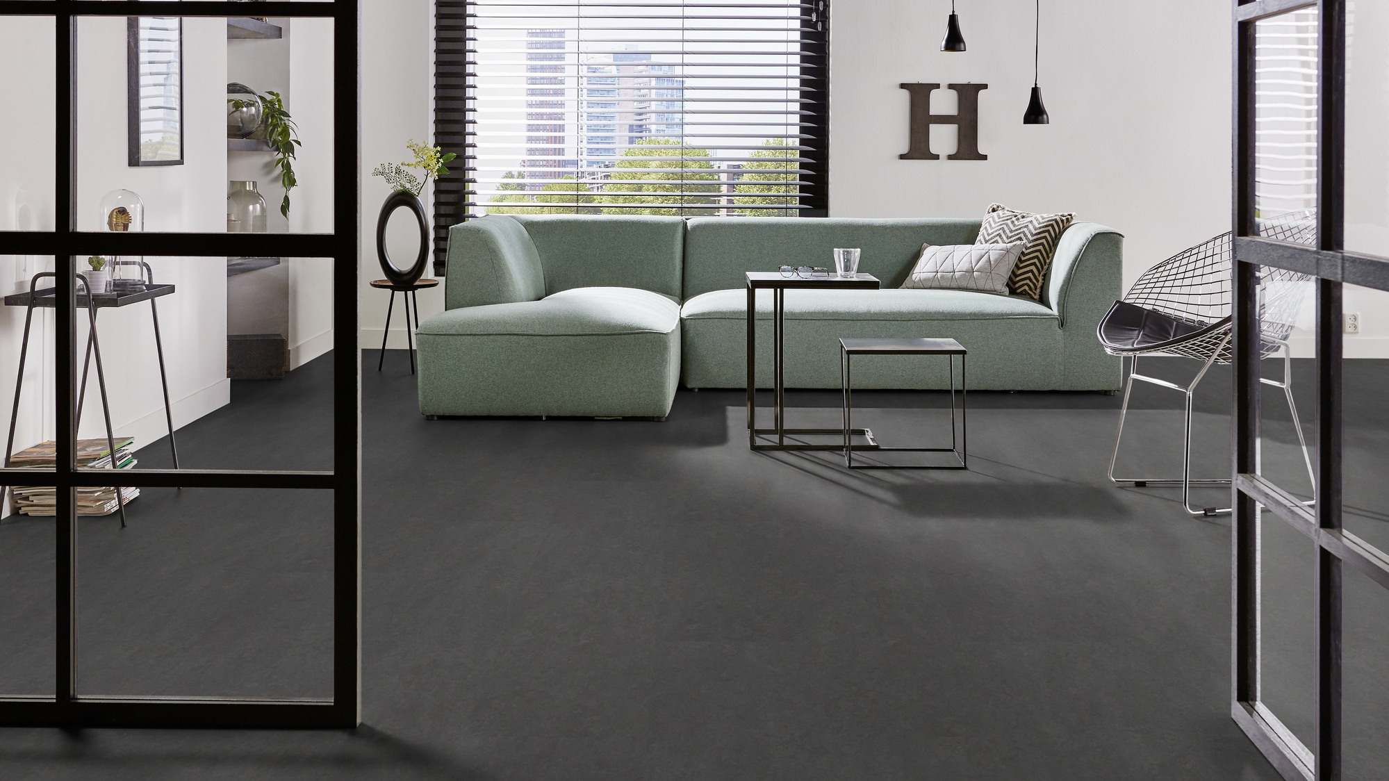Forbo Flooring Linoleum Marmoleum Click Volcanic Ash 633872