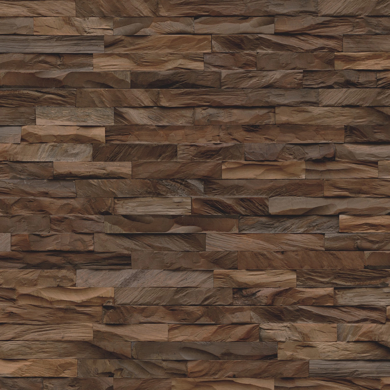 Detail Ansicht - nexwall nature undefined Rimba Teak Prestige Vintage Brown Detail Ansicht - nexwall nature NXWN-43020-003