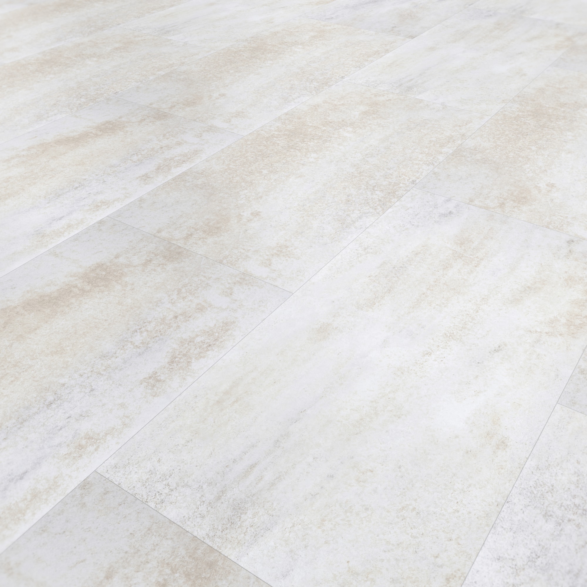 Perspektivische Ansicht - Parador Klebe-Vinyl Trendtime 5 Dryback Dolomit weiß Perspektivische Ansicht - Parador 1750856