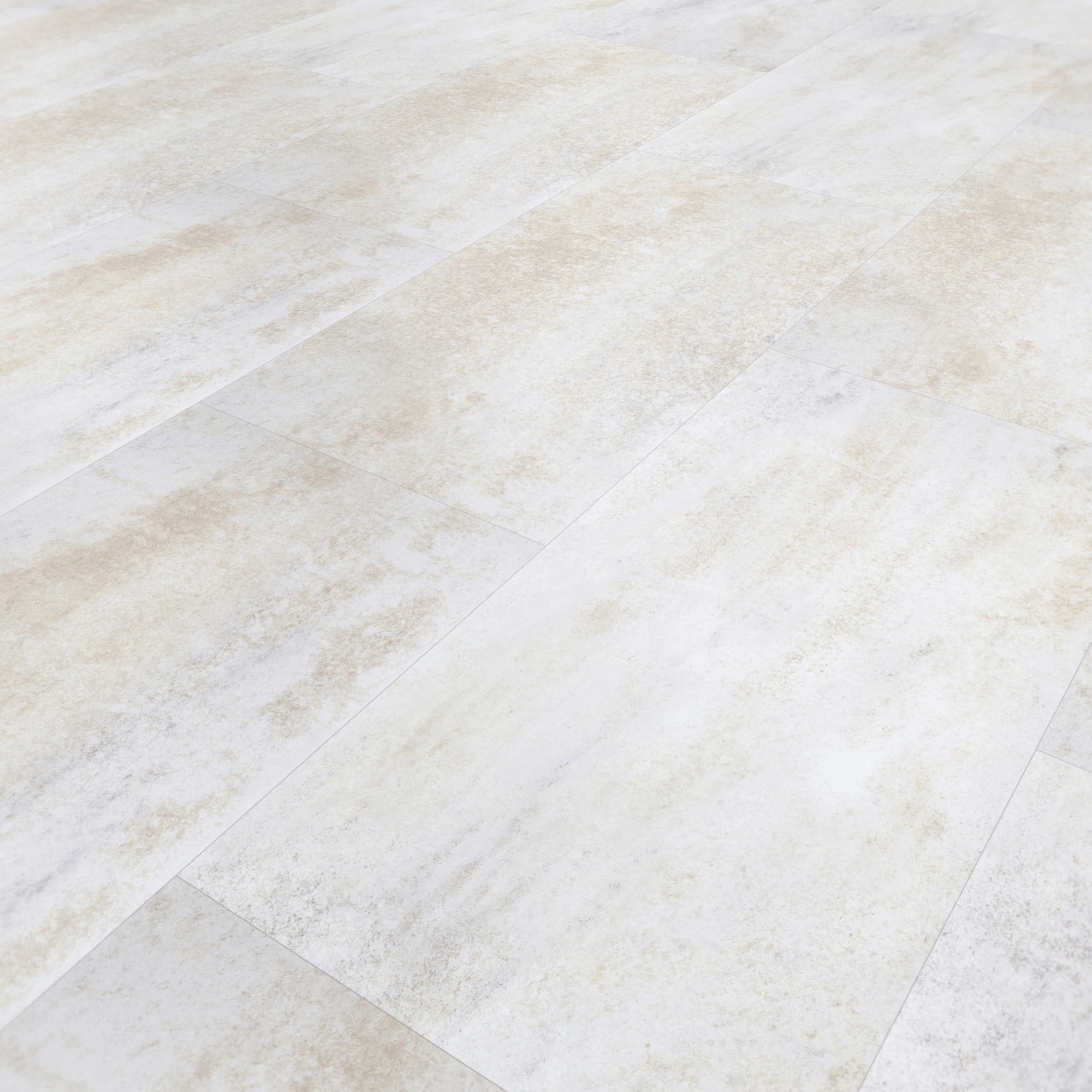 Perspektivische Ansicht - Parador Klebe-Vinyl Trendtime 5 Dryback Dolomit weiß Perspektivische Ansicht - Parador 1750856