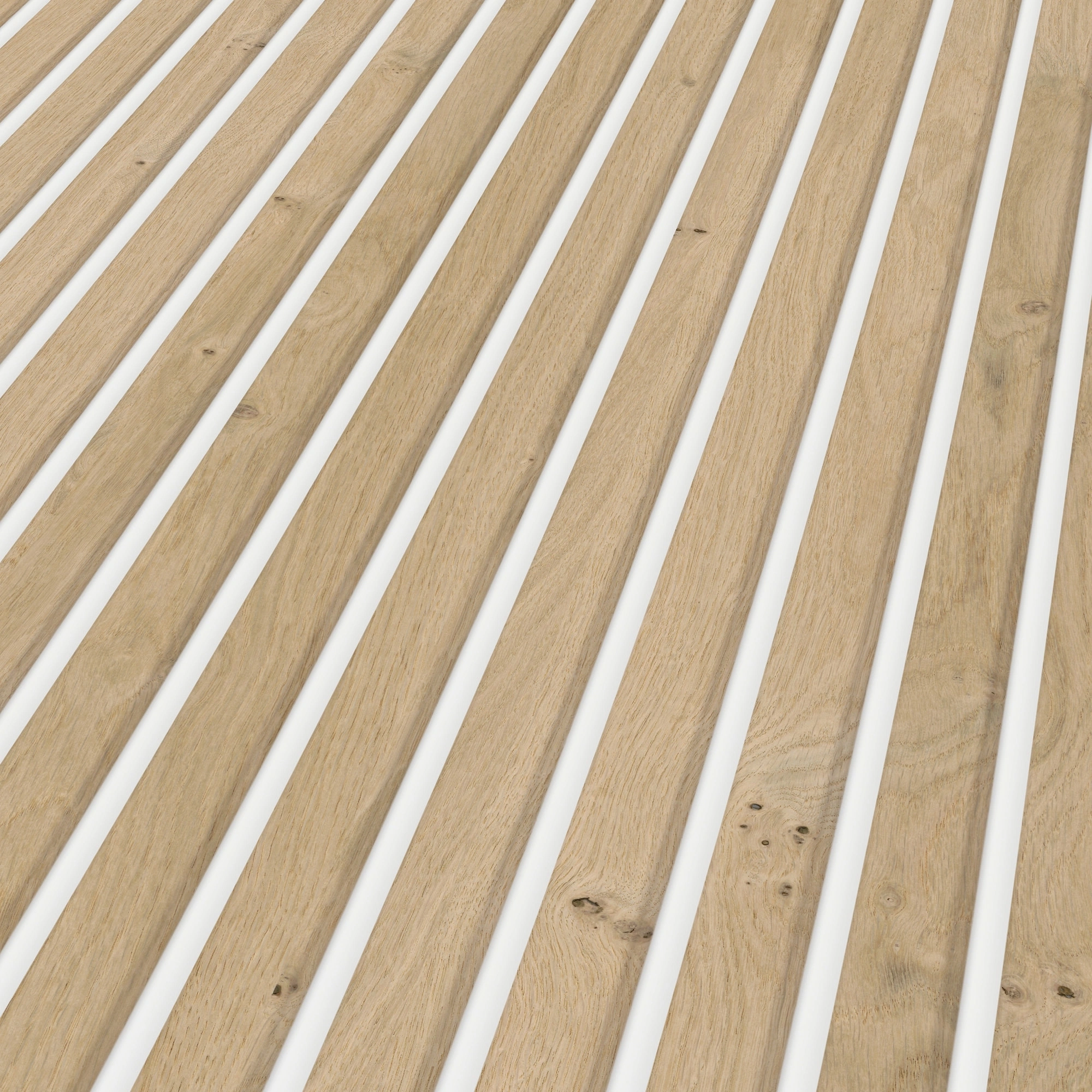 ter Hürne Dekorpaneel UniqueDesign Linear Edition Eiche sand - kristallweiß 400 Matt-Lackiert 2.600mm ter Hürne Dekorpaneel UniqueDesign Linear Edition Eiche sand - kristallweiß 400 Matt-Lackiert 2.600mm