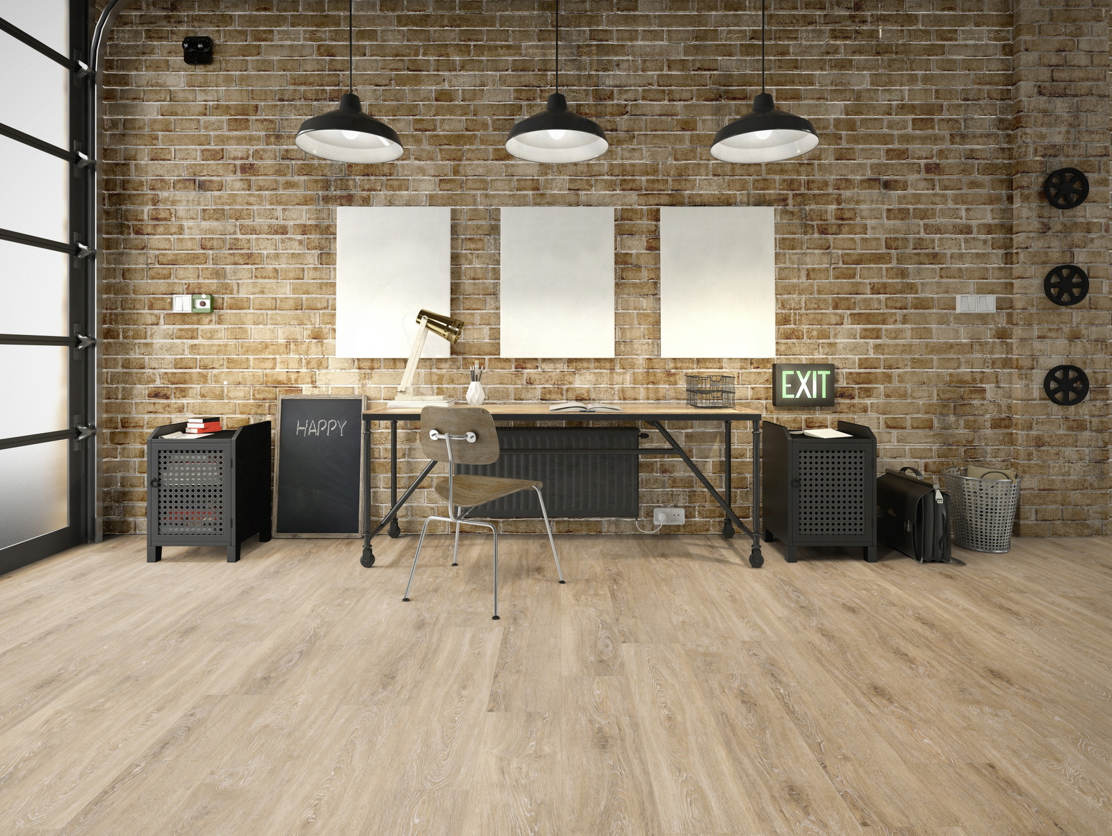 Milieubild Industrielles Wohnzimmer mit Arbeitsbereich - Friends by ter Hürne 1188200002