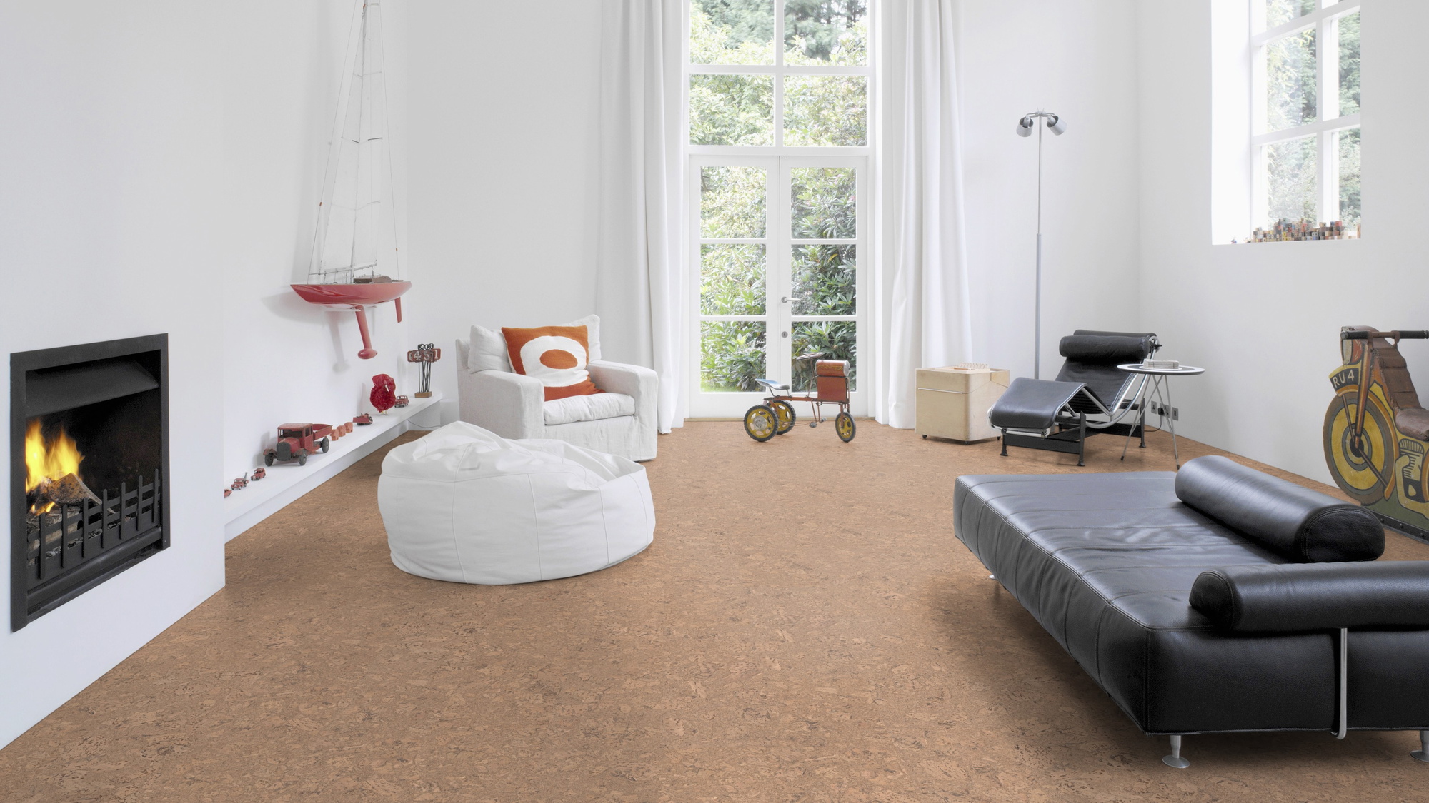 Milieubild Altbau-Wohnzimmer mit Kamin - Wicanders Wise 80002263