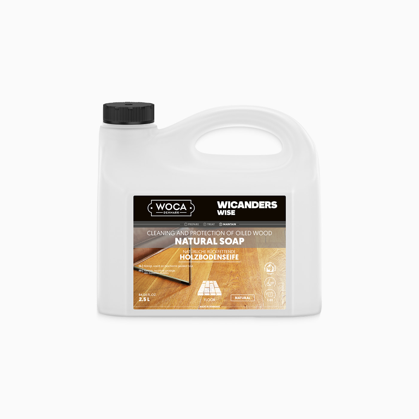 Wicanders Holzbodenseife natur 2,5l Wicanders Holzbodenseife natur 2,5l