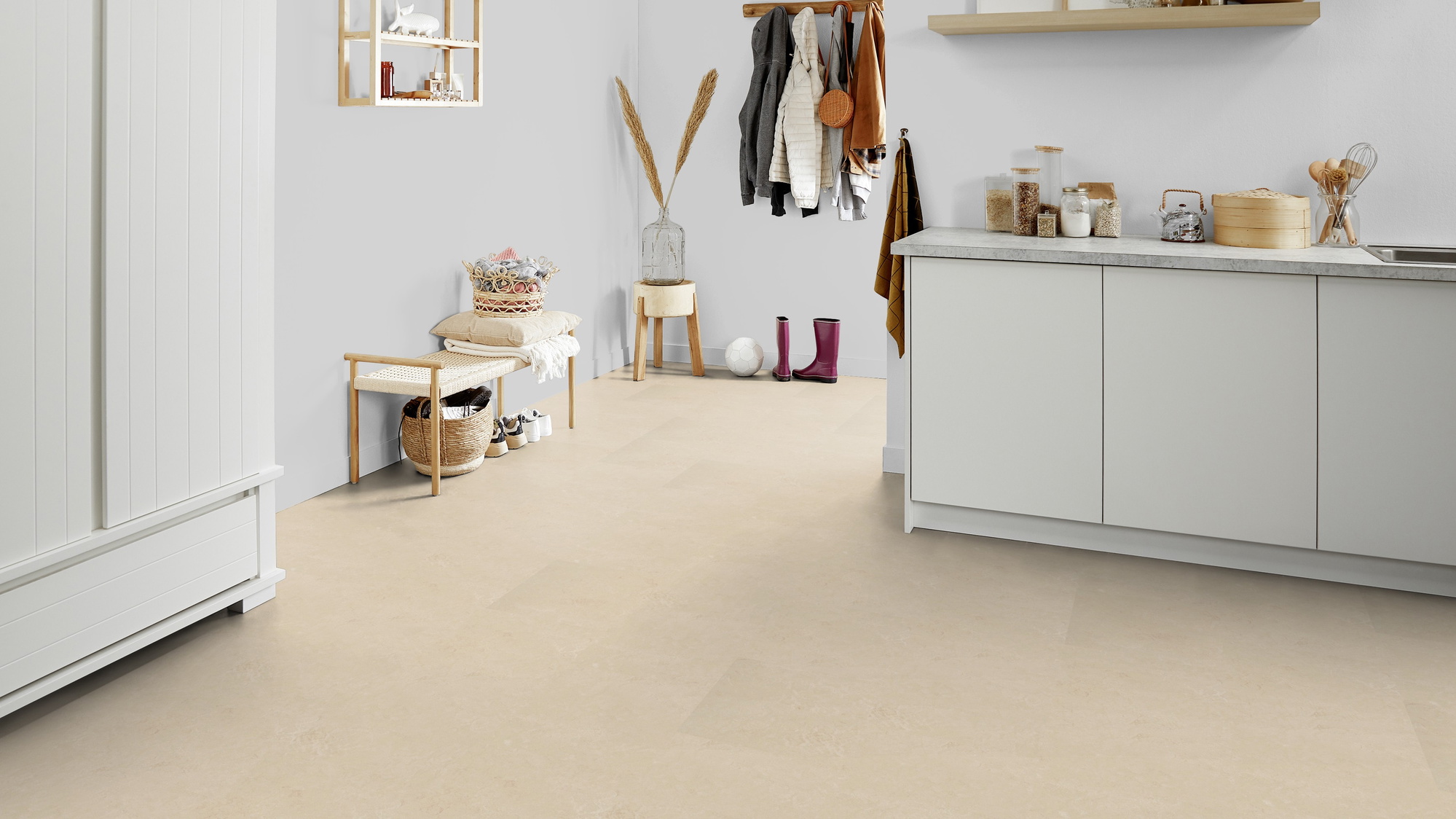 Forbo Flooring Linoleum Marmoleum Click Cloudy Sand 333711