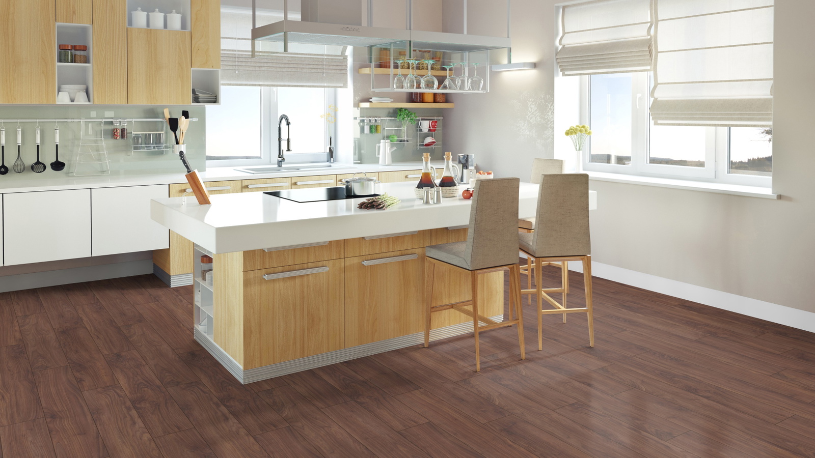 Friends by ter Hürne Laminat Eiche Carlos 251 Stark-Geporte Struktur
