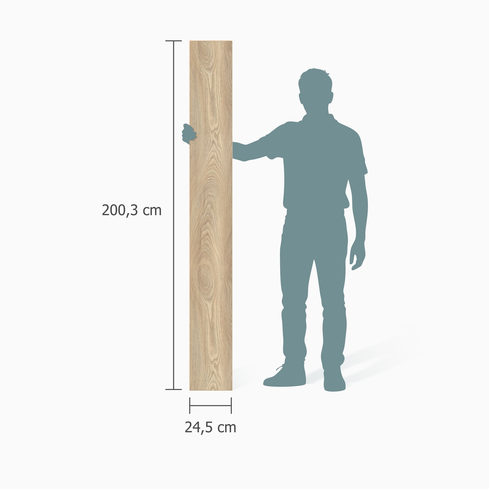 ter Hürne HDF Klick-Designboden Dureco Silent Grand Edition Eiche Hawaii 284 Gesandelte Struktur