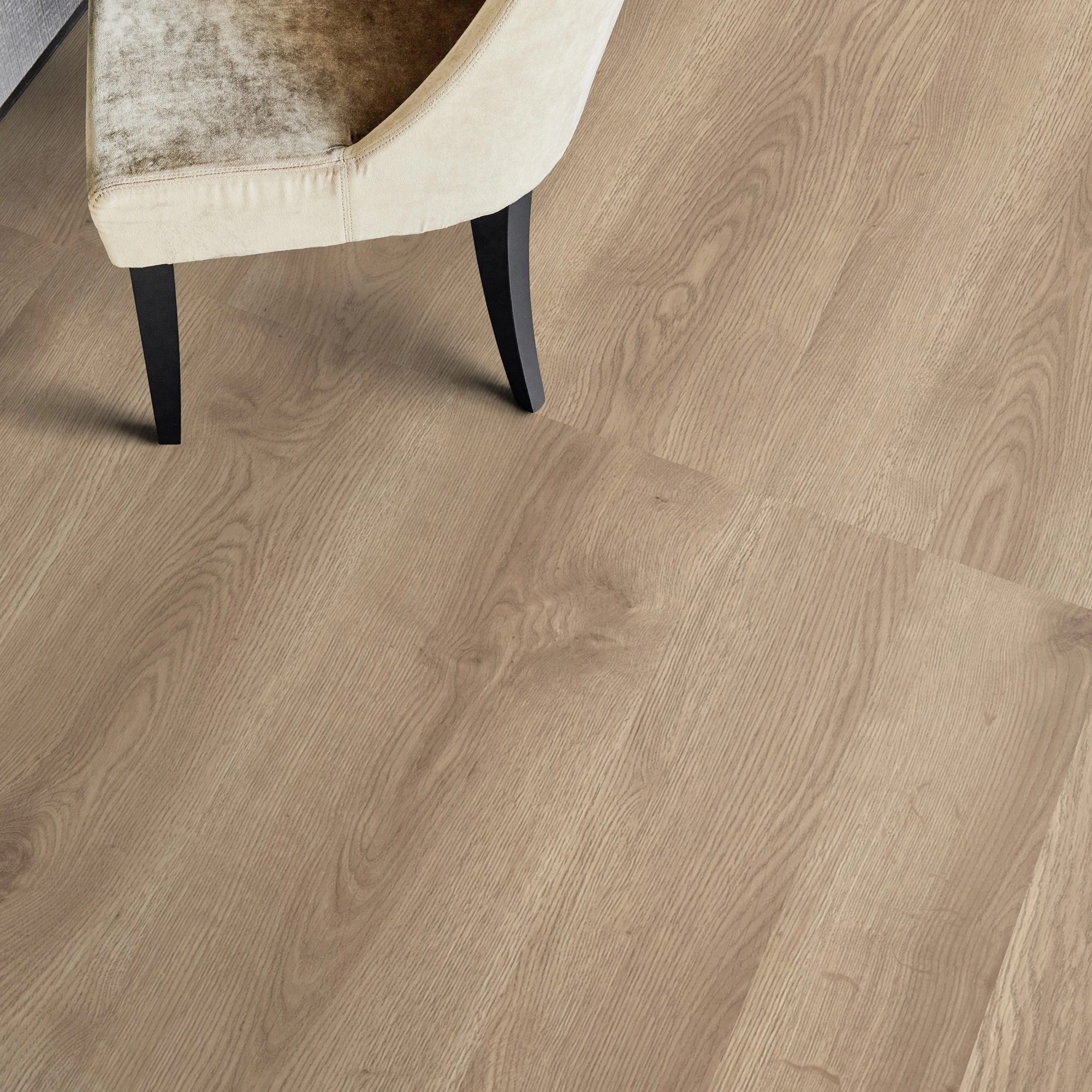 Milieubild Esszimmer - Draufsicht - Tarkett Klebe-Vinyl iD Inspiration 55 CLASSICS Contemporary Oak Natural Milieubild Esszimmer - Draufsicht - Tarkett 24513019