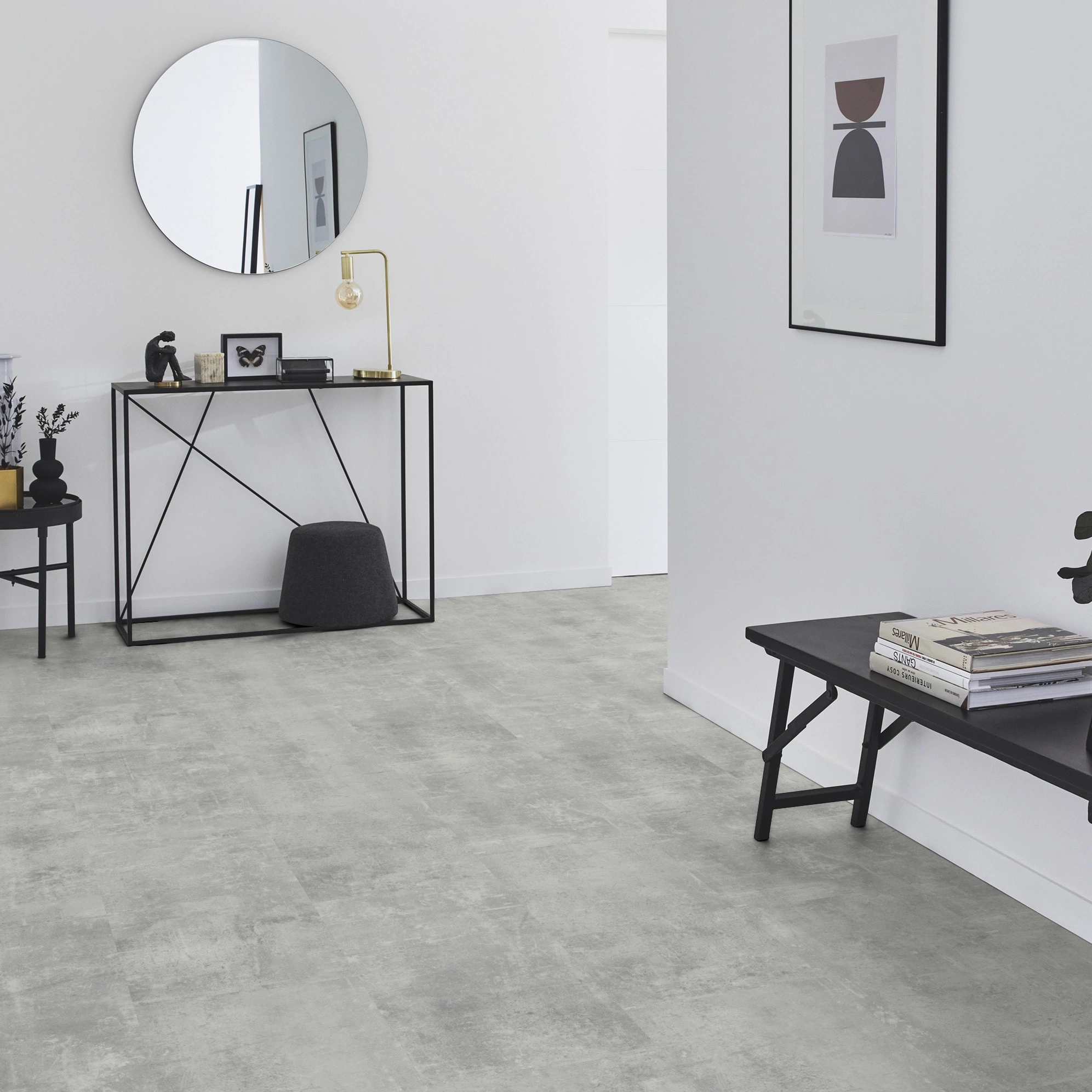 Tarkett Rigid Klick-Designboden iD Evolution Rigid Home Patina Concrete Soft Grey Tarkett Rigid Klick-Designboden iD Evolution Rigid Home Patina Concrete Soft Grey