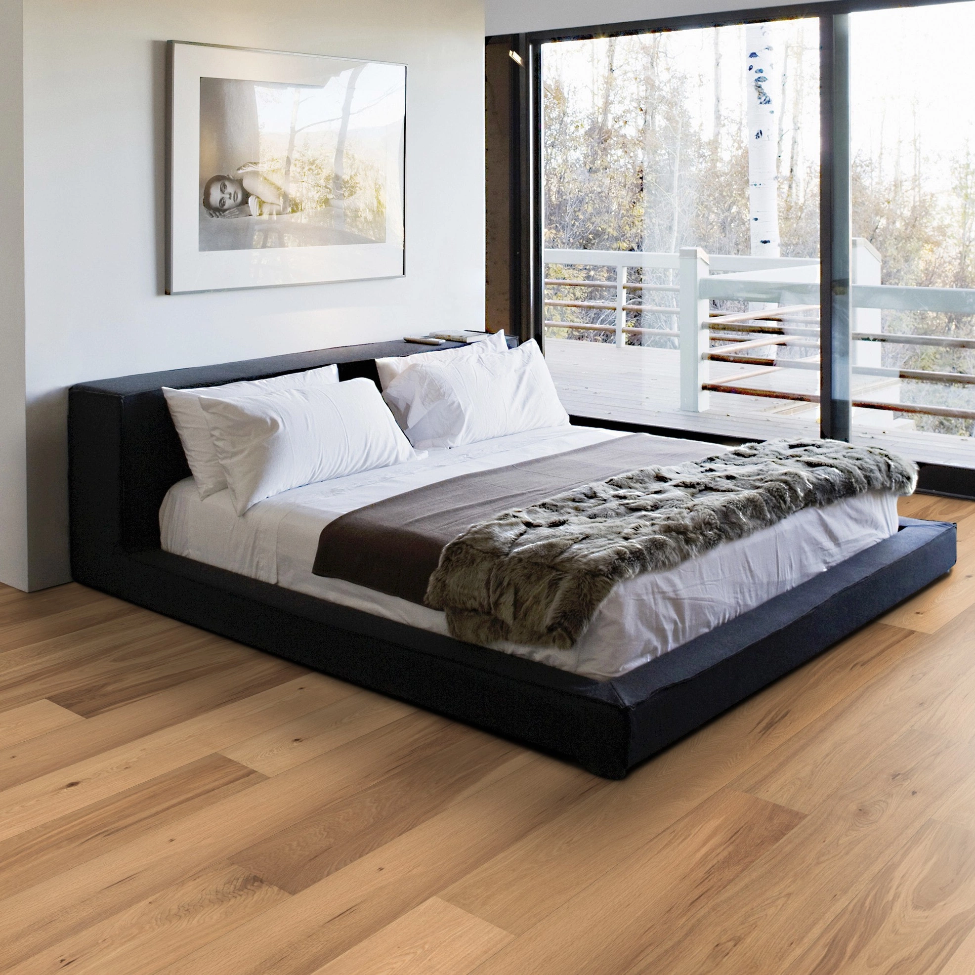 Milieubild Schlafzimmer mit Balkon - Wicanders Wise Parkett Manor House Abington Milieubild Schlafzimmer mit Balkon - Wicanders Wise 82000104
