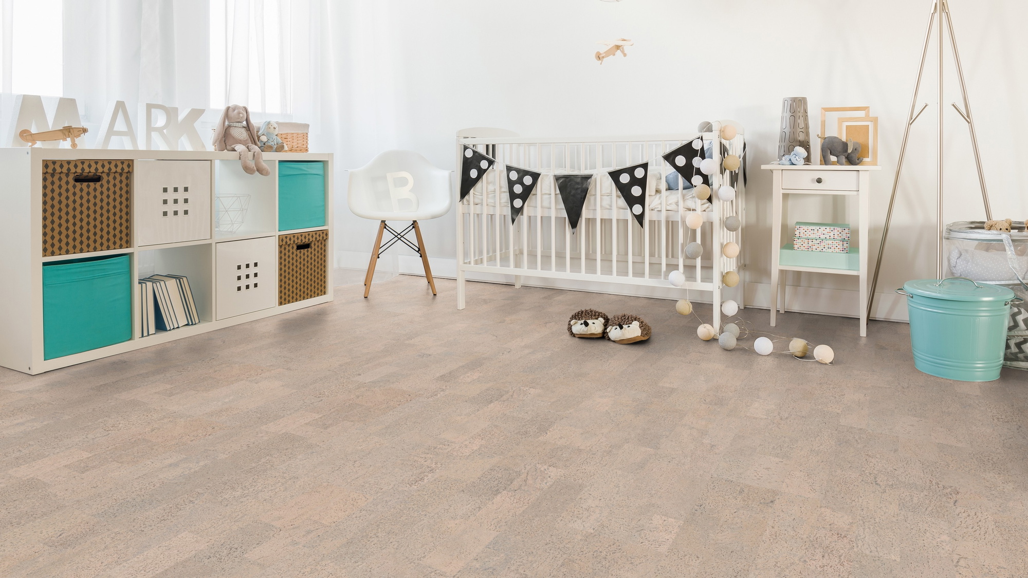 Milieubild Kinderzimmer mit weißer Krippe - Wicanders Wise 80001651