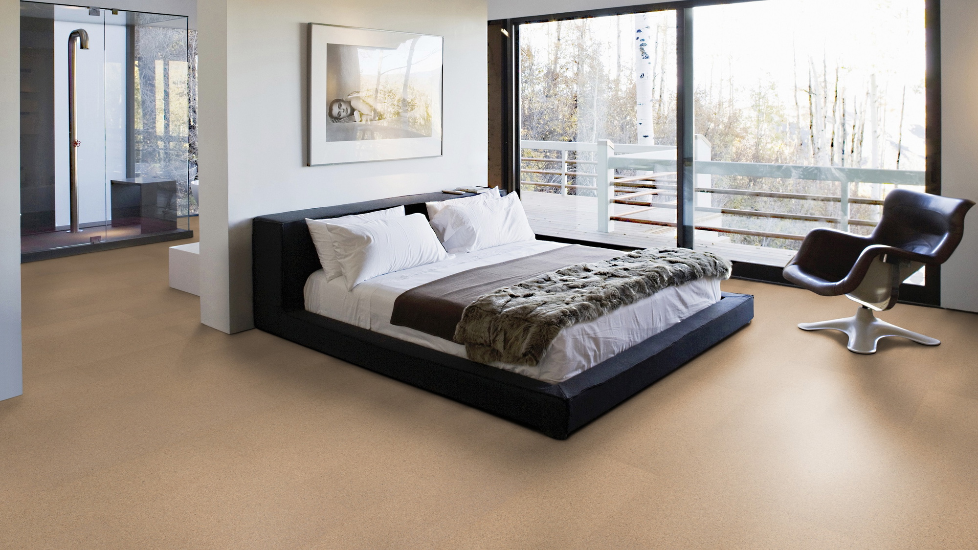 Milieubild Schlafzimmer mit Balkon - Wicanders Wise 80002133