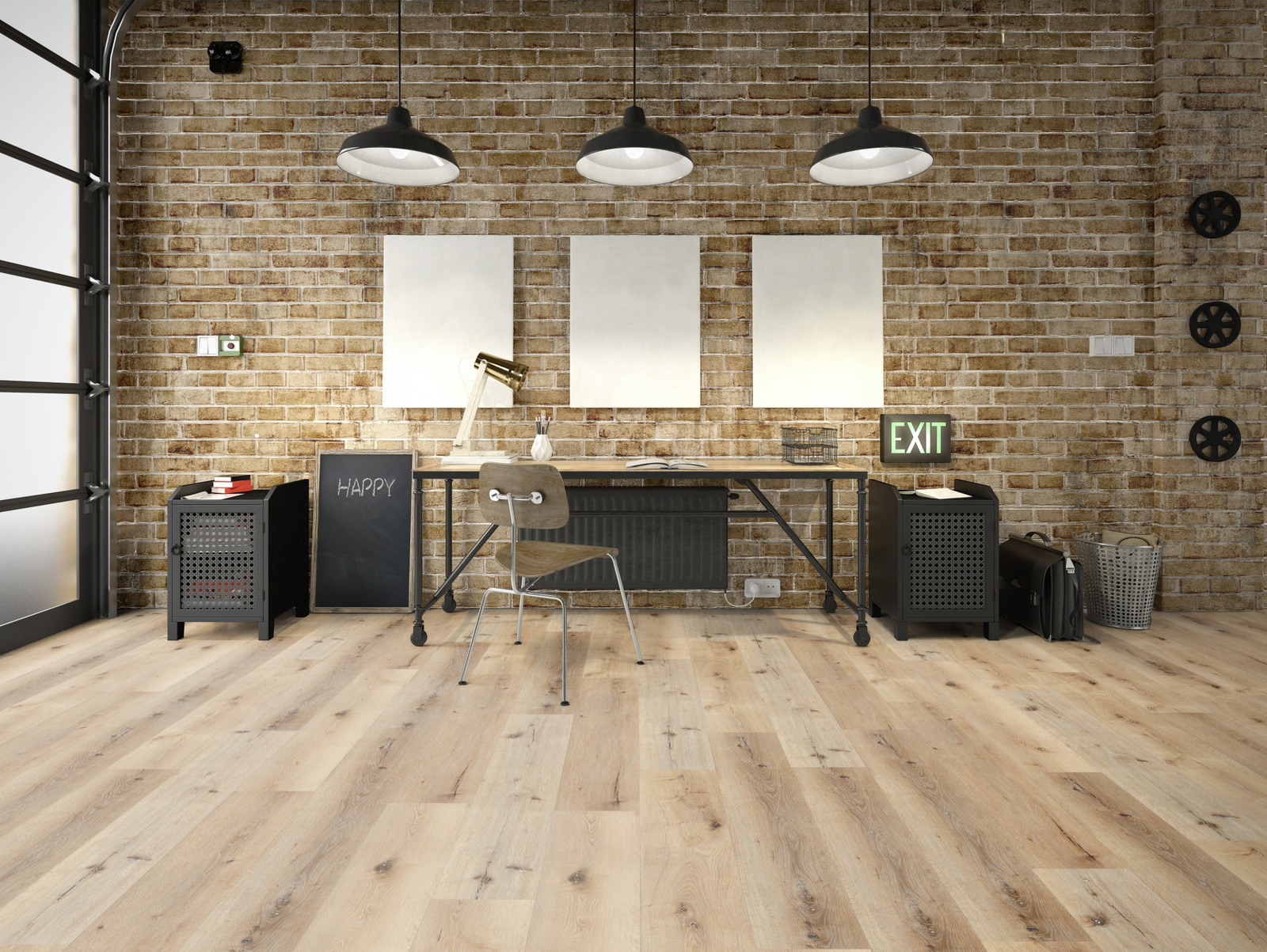 Milieubild Industrielles Wohnzimmer mit Arbeitsbereich - Friends by ter Hürne 1188200005