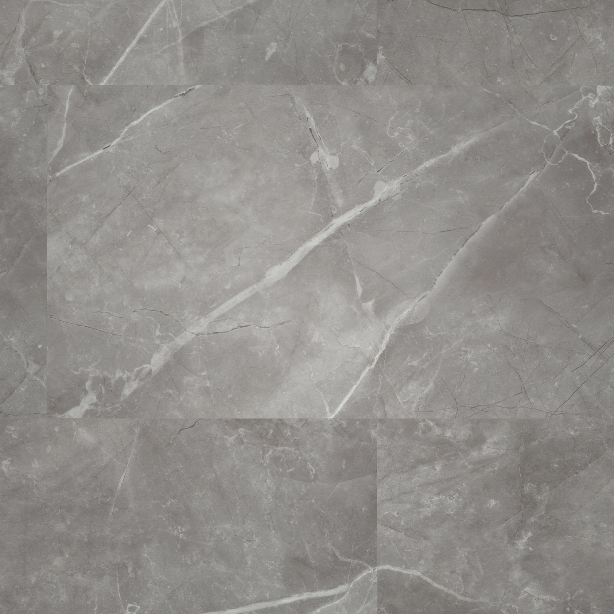 Draufsicht - wineo Klebe-Vinyl wineo 800 stone XL Bergen Marble Grey Draufsicht - wineo DB853SXL