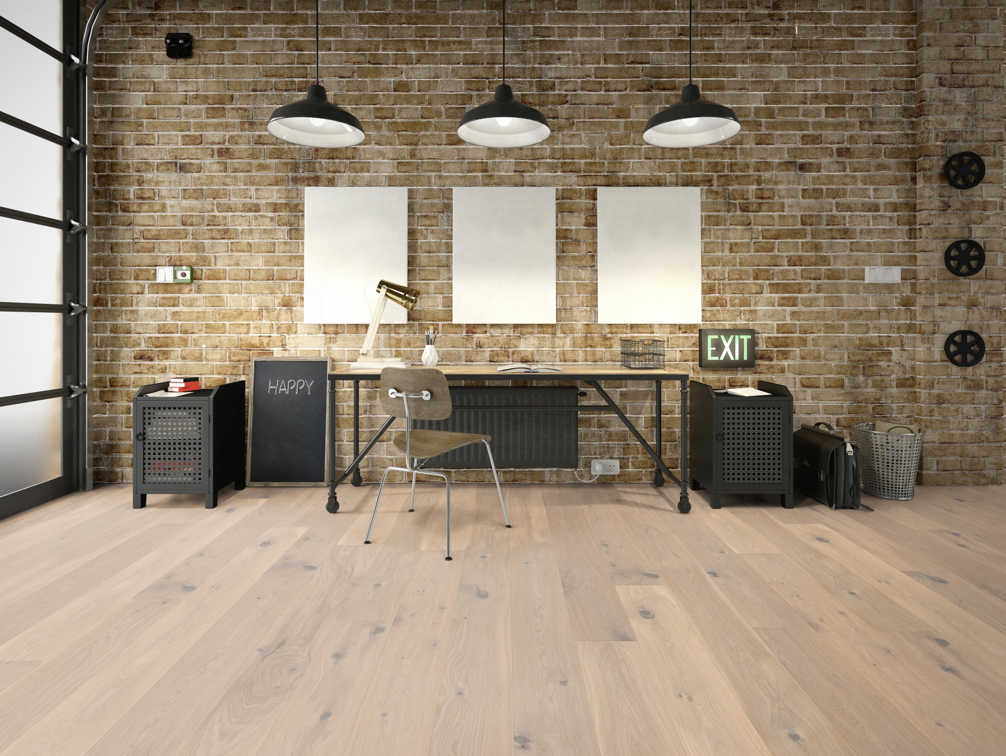 Milieubild Industrielles Wohnzimmer mit Arbeitsbereich - Friends by ter Hürne 1188312443