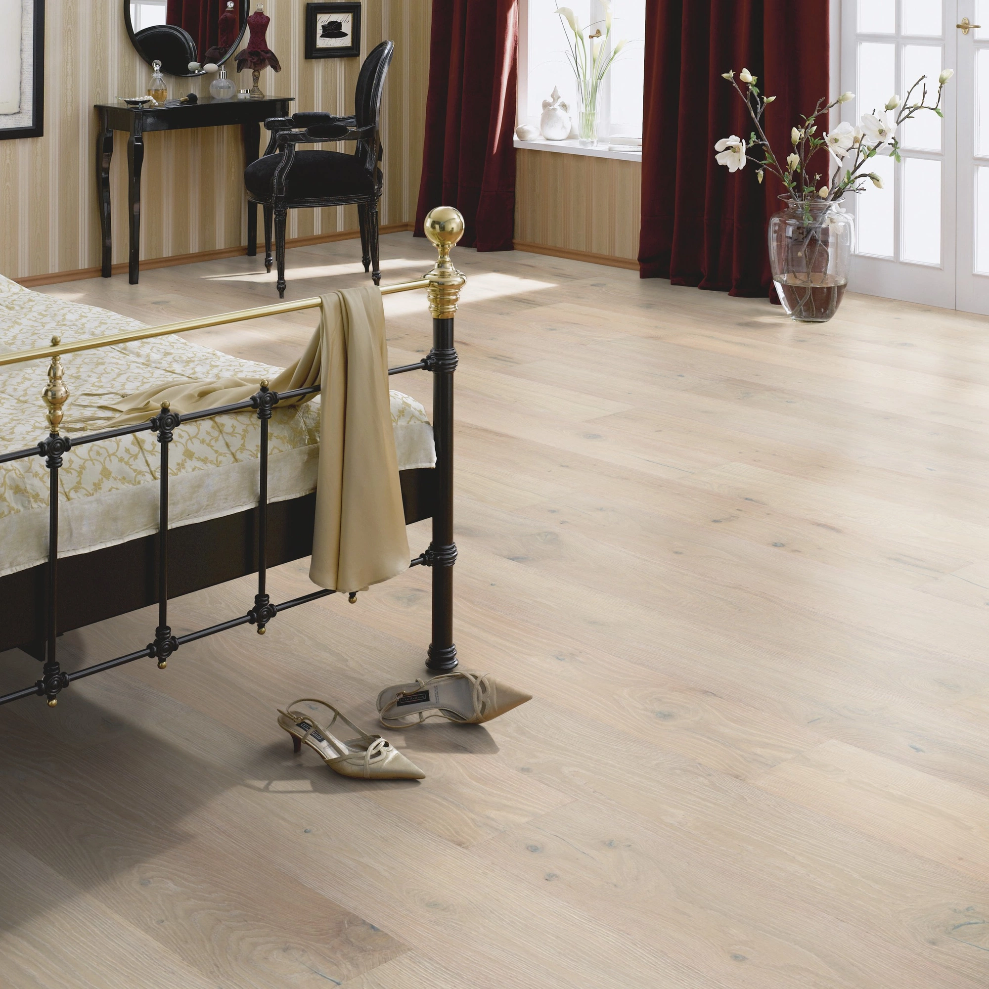 Bennett & Jones Parkett Shire Landscapes Oak No.30 Cotswolds 238 Tradition Gebürstete Struktur Natur-Geölt Weiß Bennett & Jones Parkett Shire Landscapes Oak No.30 Cotswolds 238 Tradition Gebürstete Struktur Natur-Geölt Weiß