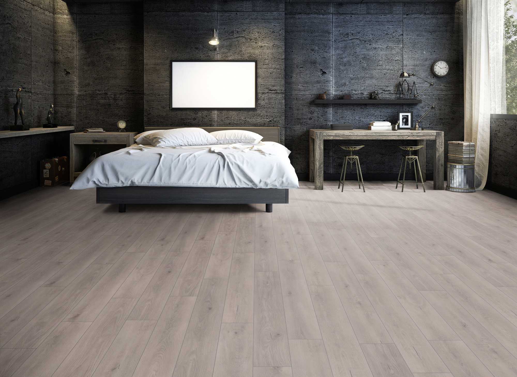 Friends by ter Hürne Laminat Eiche Felipe 265 Linear-Gebürstete Struktur Friends by ter Hürne Laminat Eiche Felipe 265 Linear-Gebürstete Struktur