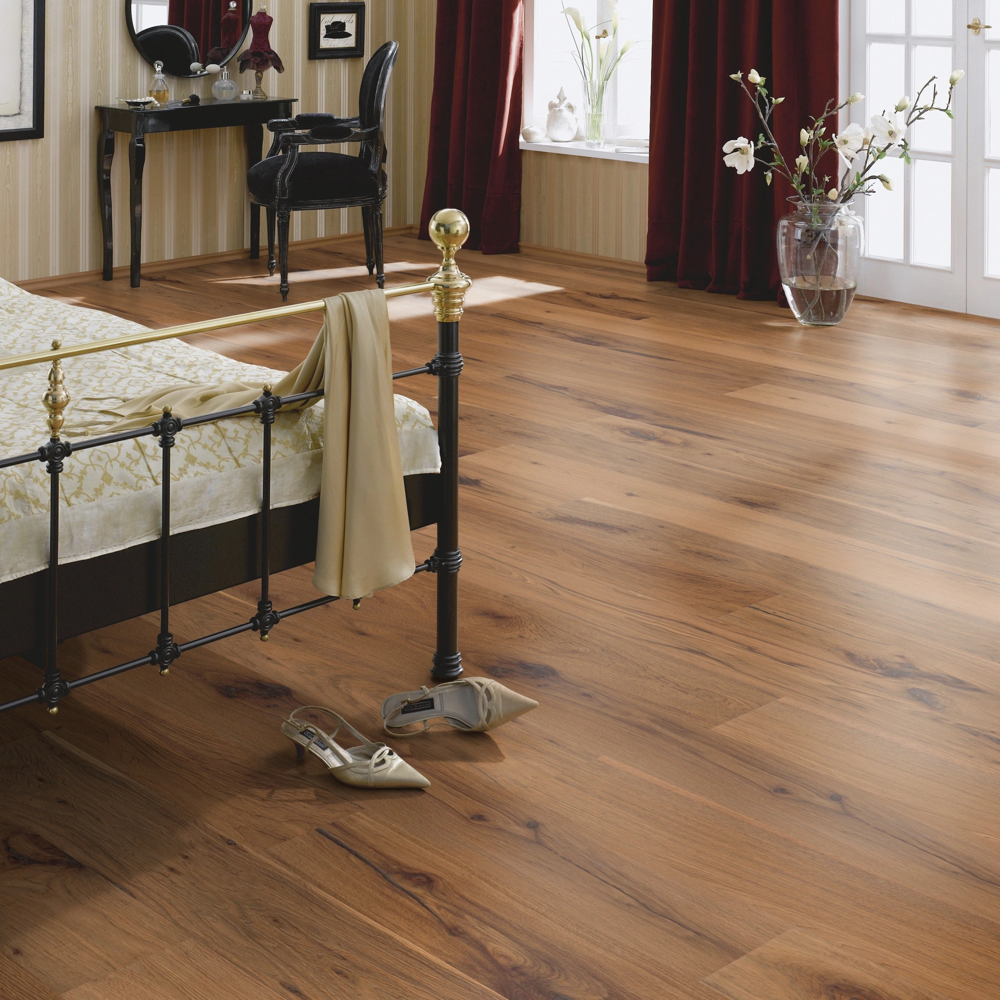 Milieubild Luxuriöses Schlafzimmer - Bennett & Jones Parkett London Calling Hickory No.1 Smithfield Milieubild Luxuriöses Schlafzimmer - Bennett & Jones 1148011203