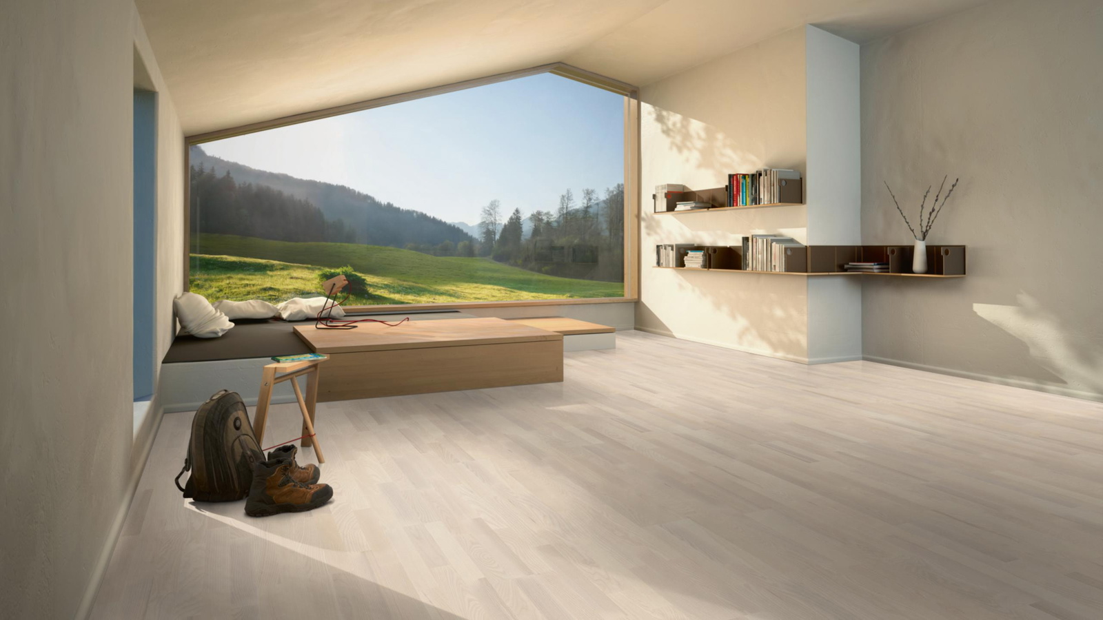 Milieubild Moderne Hütte mit Blick in die Natur - Parador 1270338