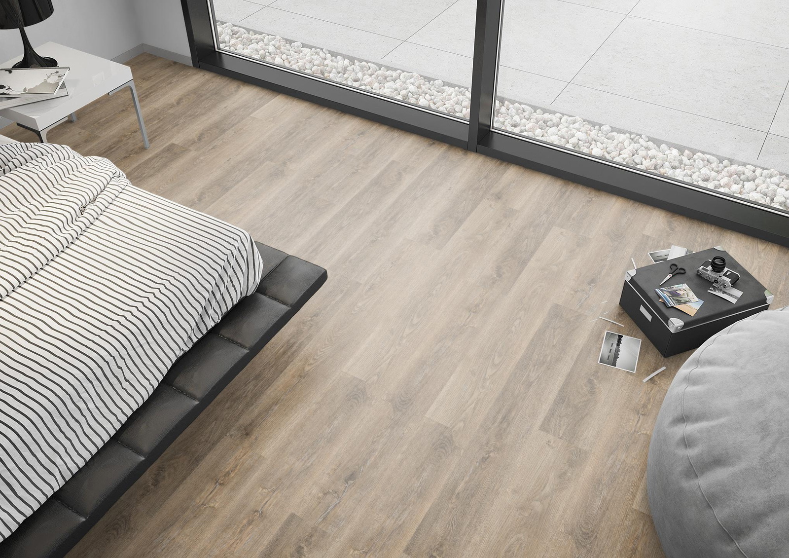 Milieubild Schlafzimmer mit Sitzkissen - nexflor NXF-60030-003