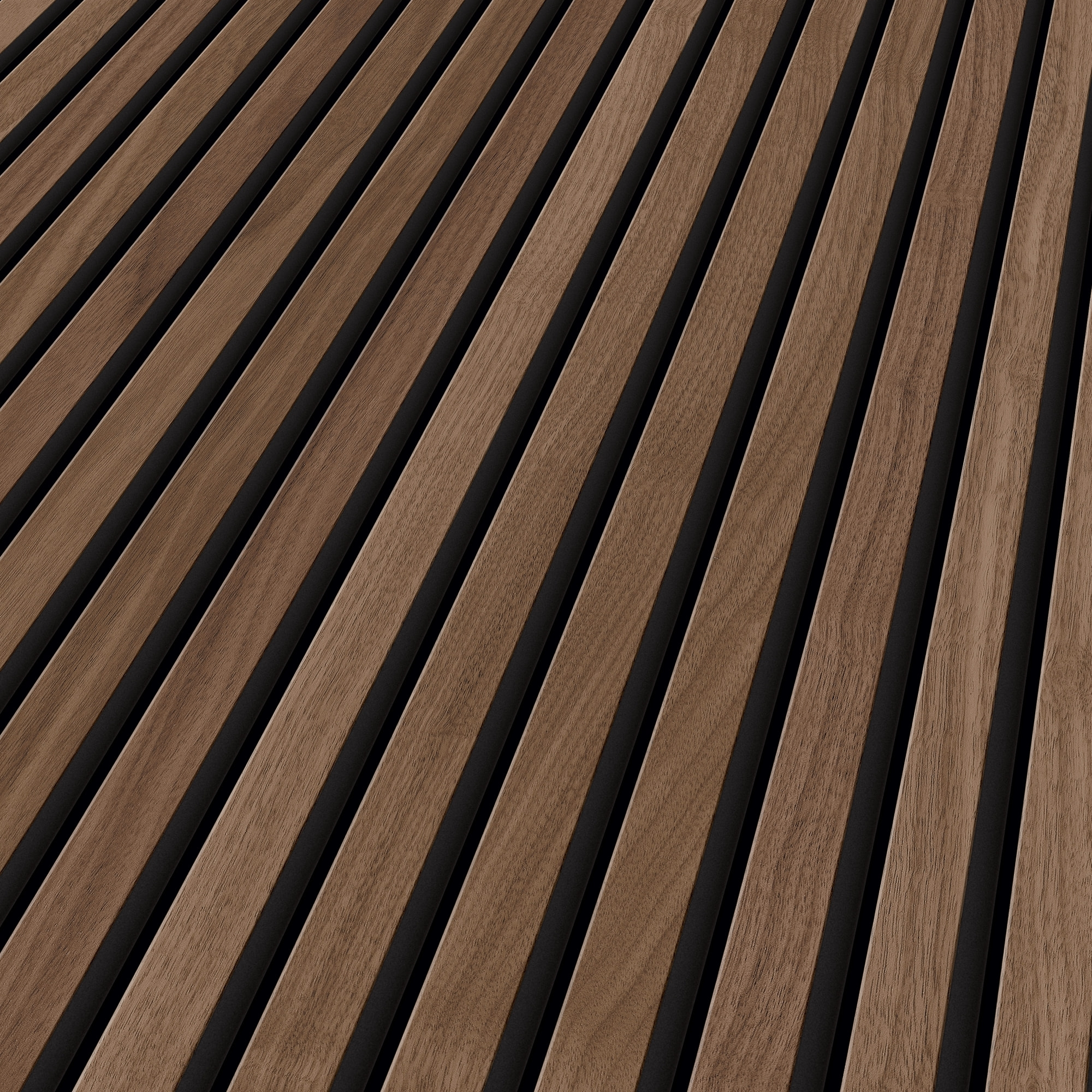 ter Hürne Akustikpaneel SilentDesign 1-Side Collection Nussbaum Trent Natur-Geölt 2.400mm