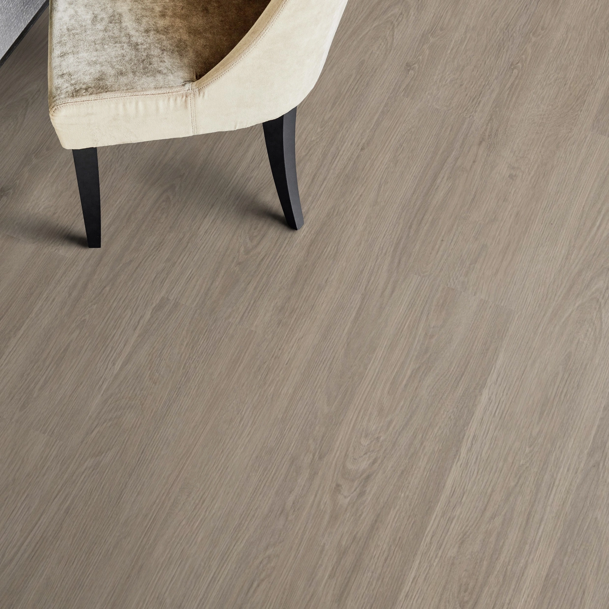 Milieubild Esszimmer - Draufsicht - Tarkett Klebe-Vinyl Essence 30 Cool Oak Light Beige Milieubild Esszimmer - Draufsicht - Tarkett 260055002