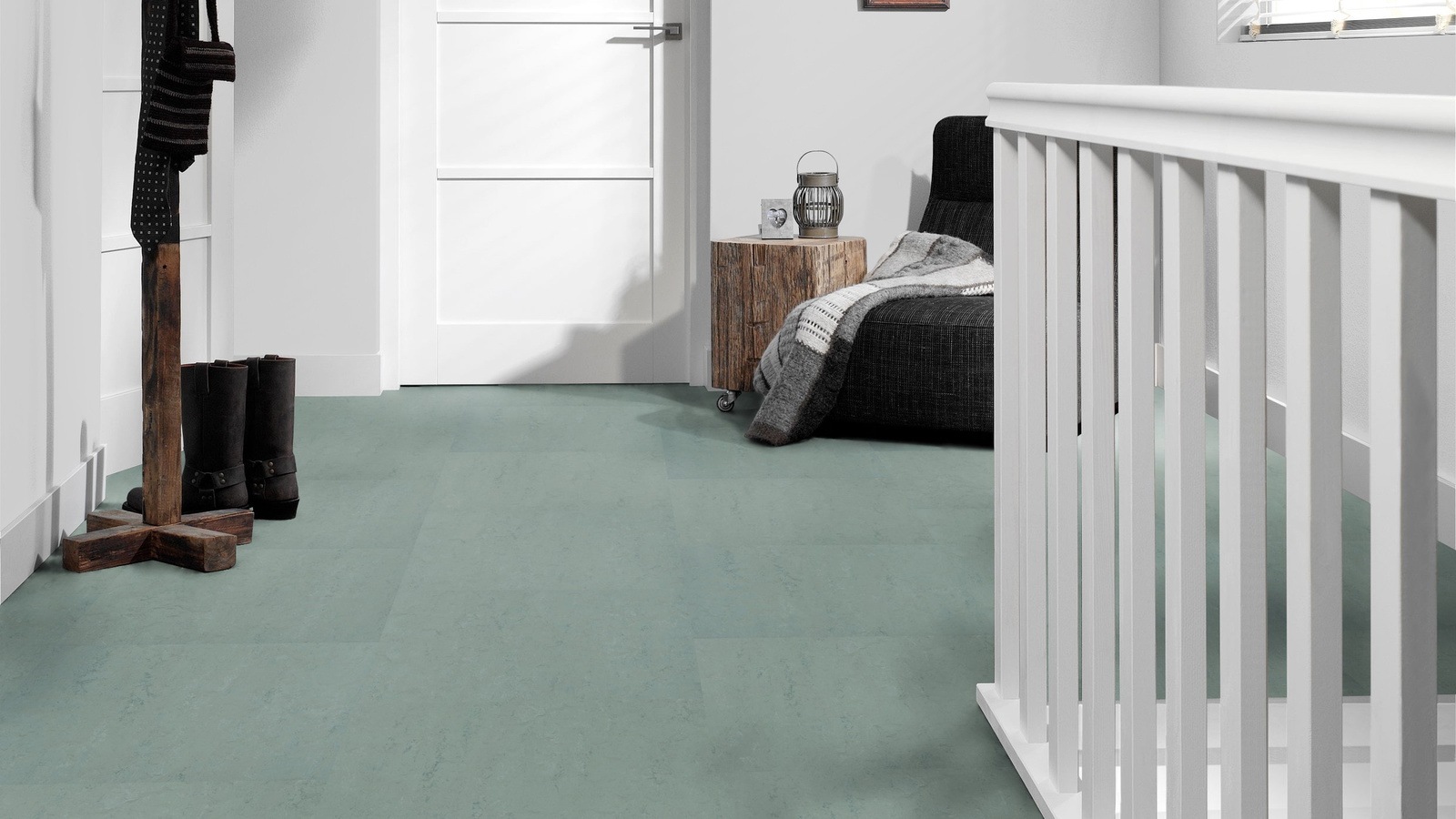Forbo Flooring Linoleum Marmoleum Modular Accent Blue Ice t3753