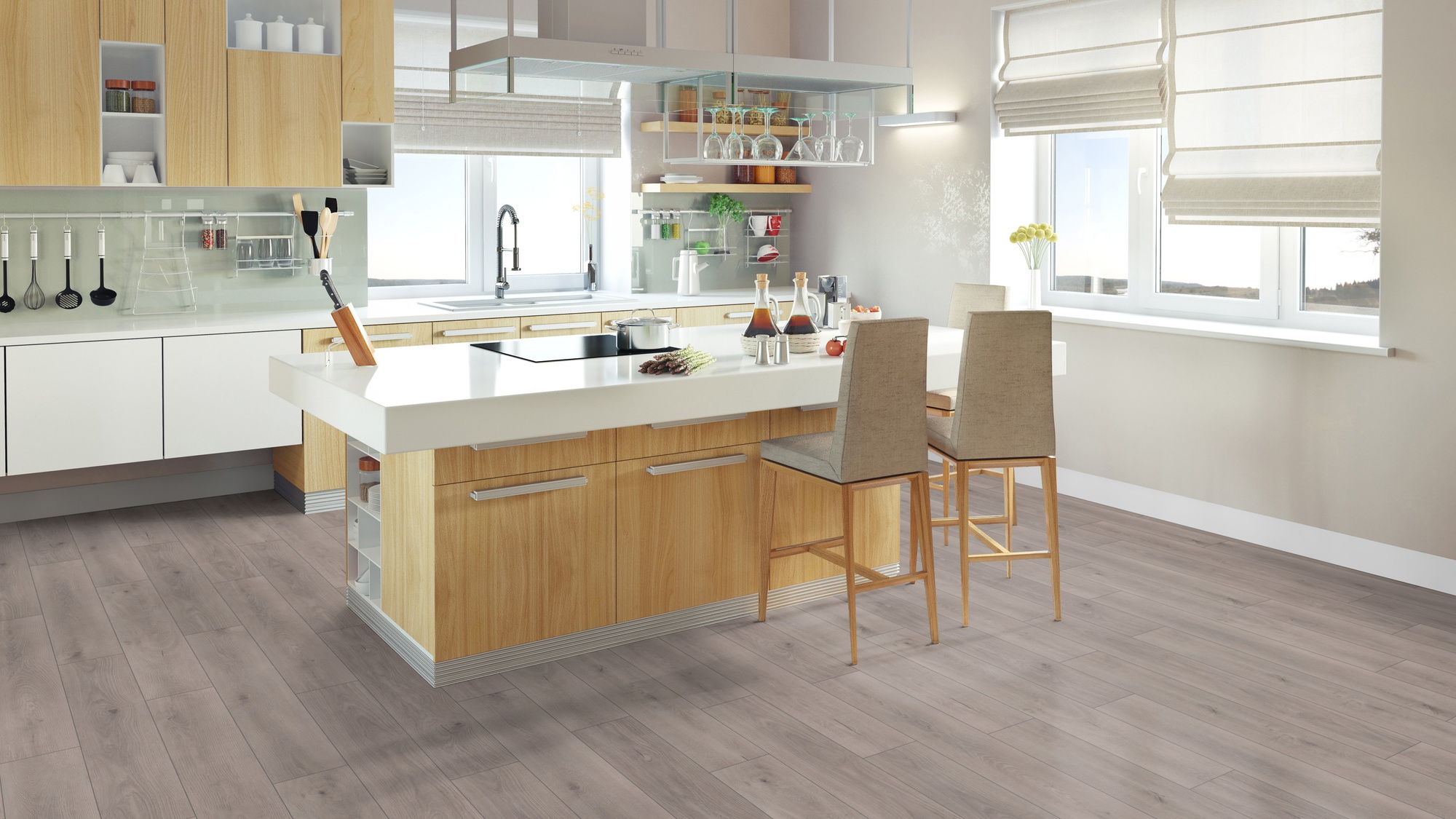 Friends by ter Hürne Laminat Eiche Felipe 265 Linear-Gebürstete Struktur Friends by ter Hürne Laminat Eiche Felipe 265 Linear-Gebürstete Struktur