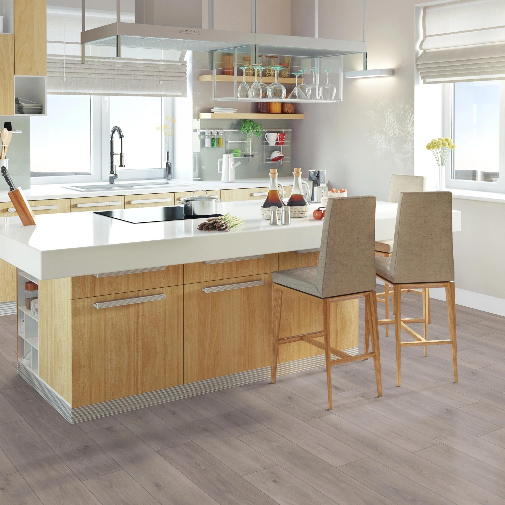 Friends by ter Hürne Laminat Eiche Felipe 265 Linear-Gebürstete Struktur Friends by ter Hürne Laminat Eiche Felipe 265 Linear-Gebürstete Struktur