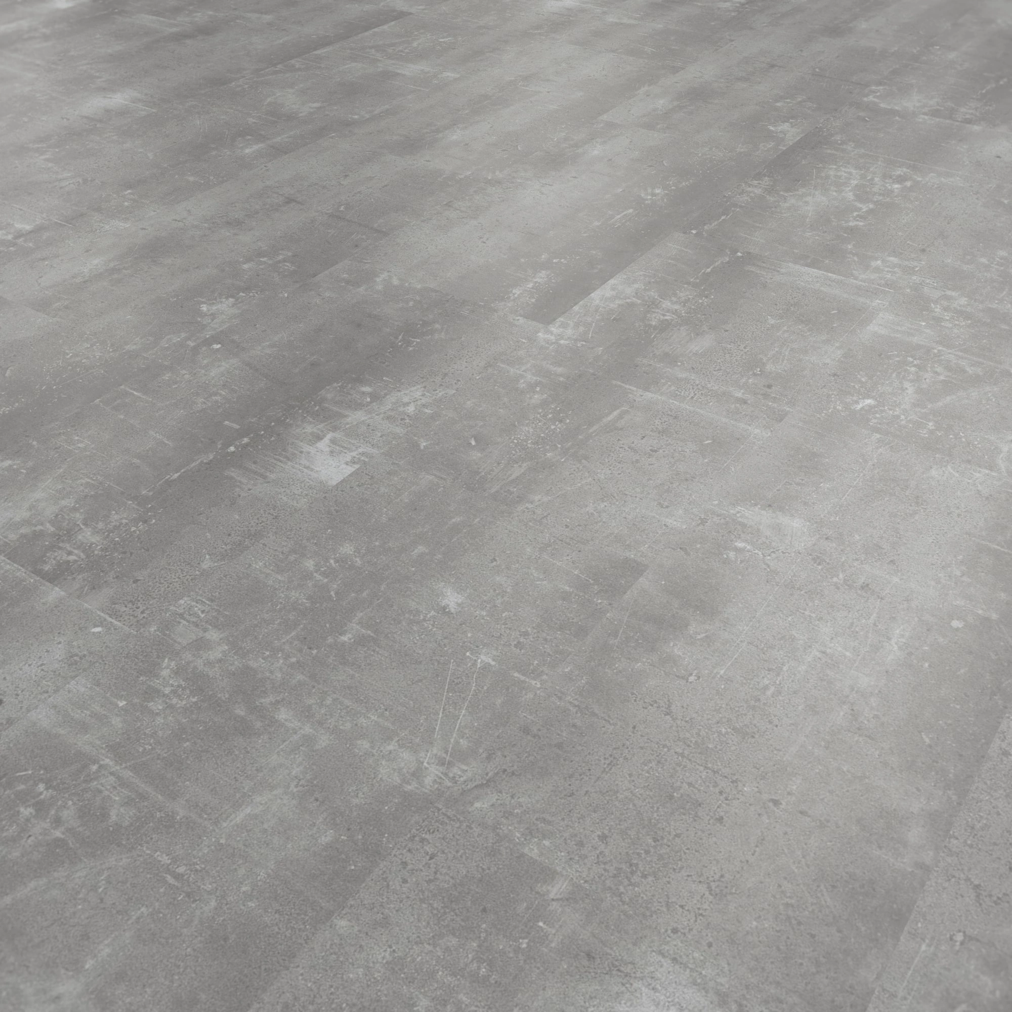 Perspektivische Ansicht - Tarkett Klebe-Vinyl Essence 30 Scratched Cement Grey Perspektivische Ansicht - Tarkett 260056010