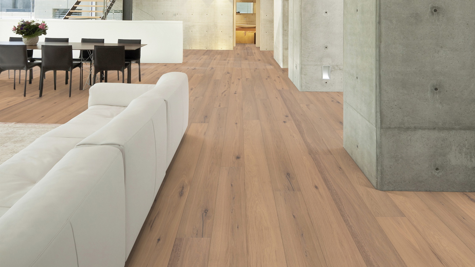 Wicanders Parkett Victoria Ivory RW04254 Rustikal Gebürstete Struktur Natur-Geölt Weiß