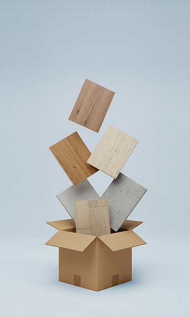 Teaser - Musterbestellung - Box mit Musterplatten Teaser - Musterbestellung - Box mit Musterplatten