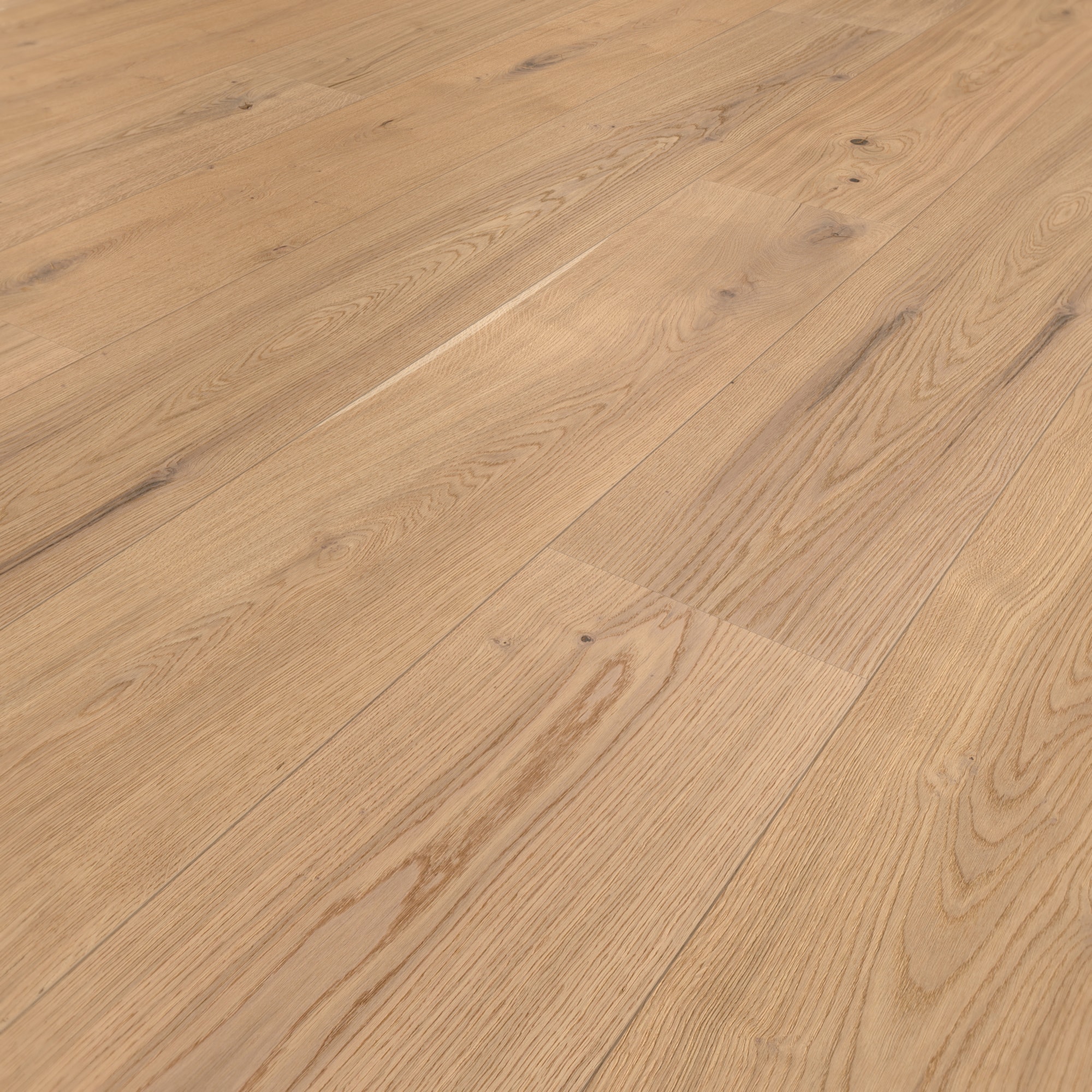 Perspektivische Ansicht - MEISTER Holzboden HD 400 Lindura Eiche authentic pure Perspektivische Ansicht - MEISTER 500213-2600320-08902