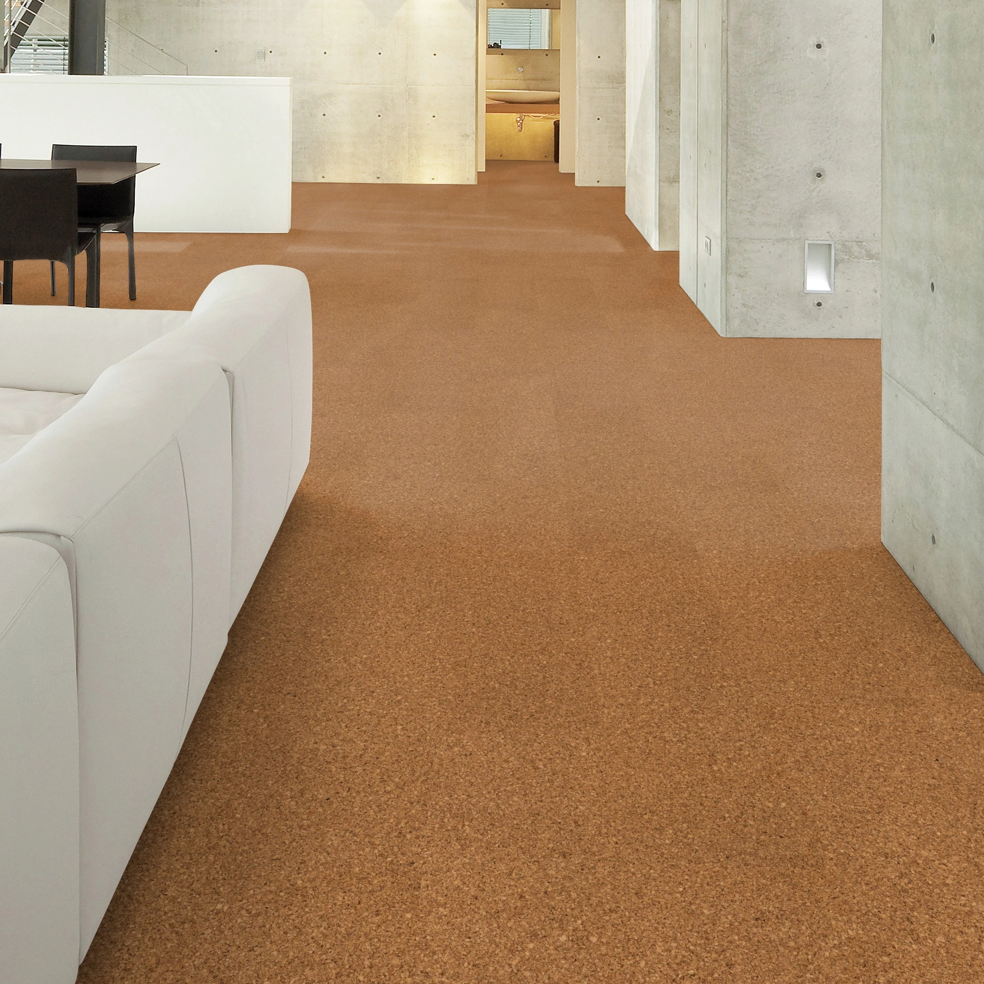 Milieubild Wohnzimmer im Loft-Stil - Wicanders Wise HDF Klick-Korkboden cork Go Moment Milieubild Wohnzimmer im Loft-Stil - Wicanders Wise 80001631