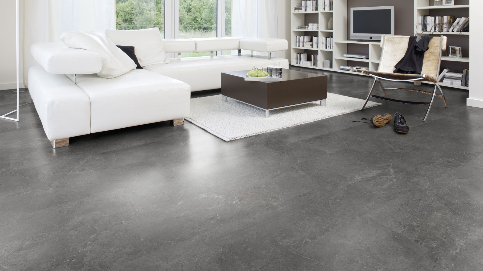 Milieubild Modernes Wohnzimmer mit Wohnlandschaft - Wicanders Wise 80003892