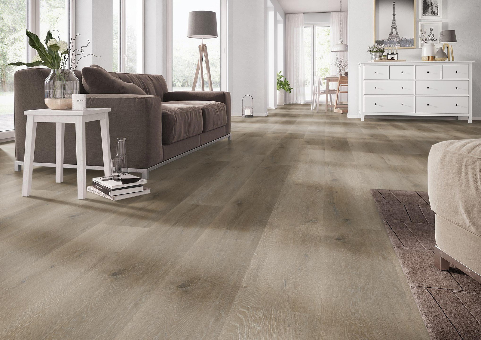 Milieubild Wohnzimmer mit Couch - nexflor NXF-20030-002