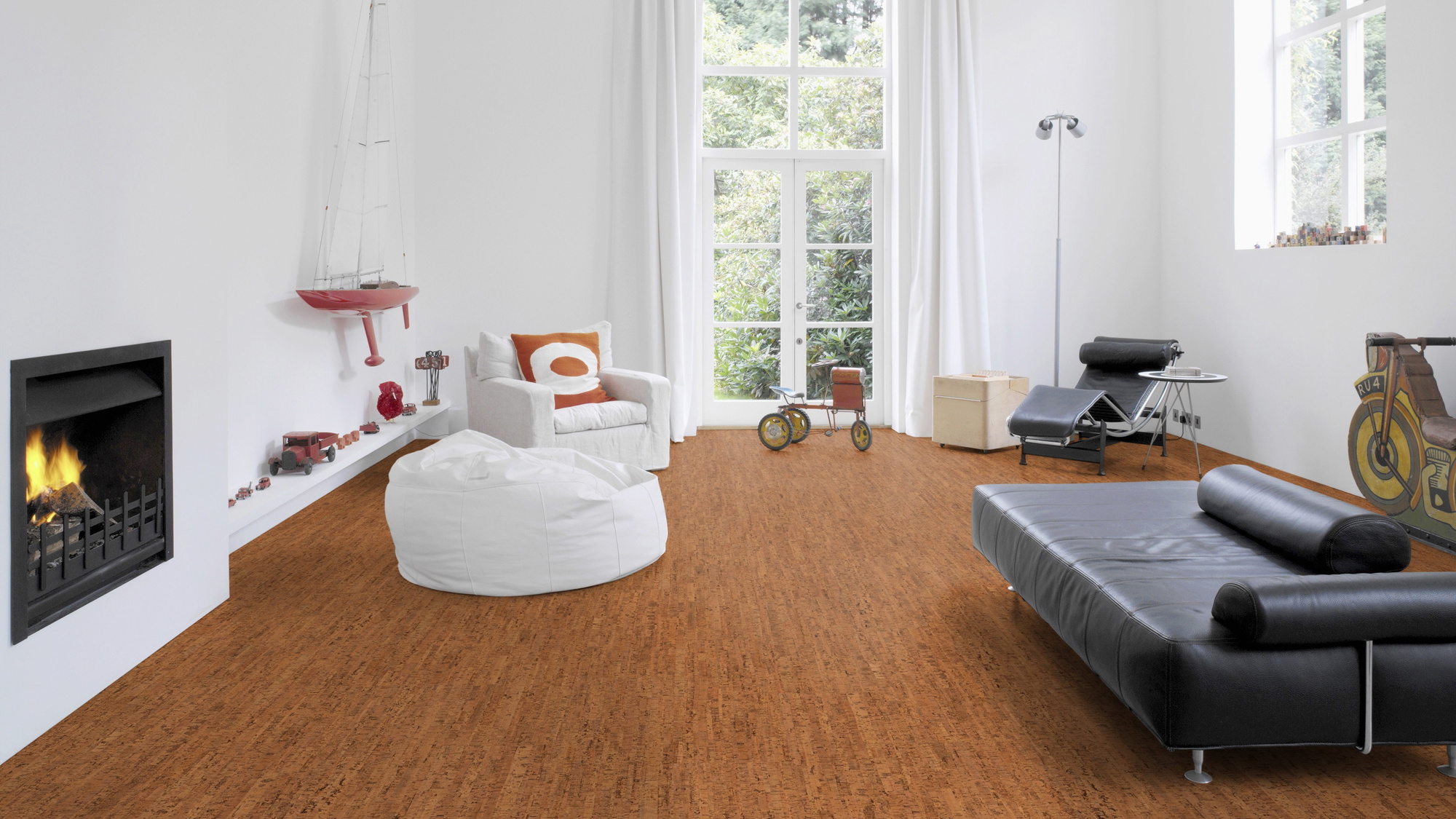 Milieubild Altbau-Wohnzimmer mit Kamin - Wicanders Wise 80001640